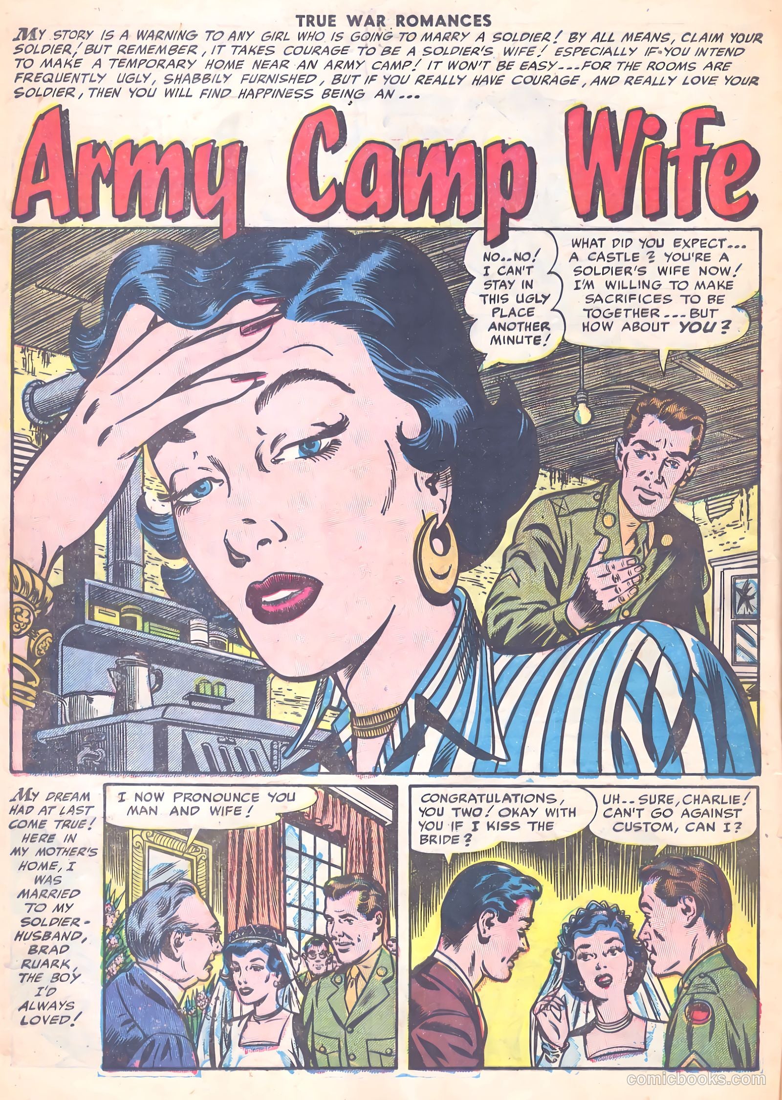 True War Romances #13 (1954) — page 12 of 36