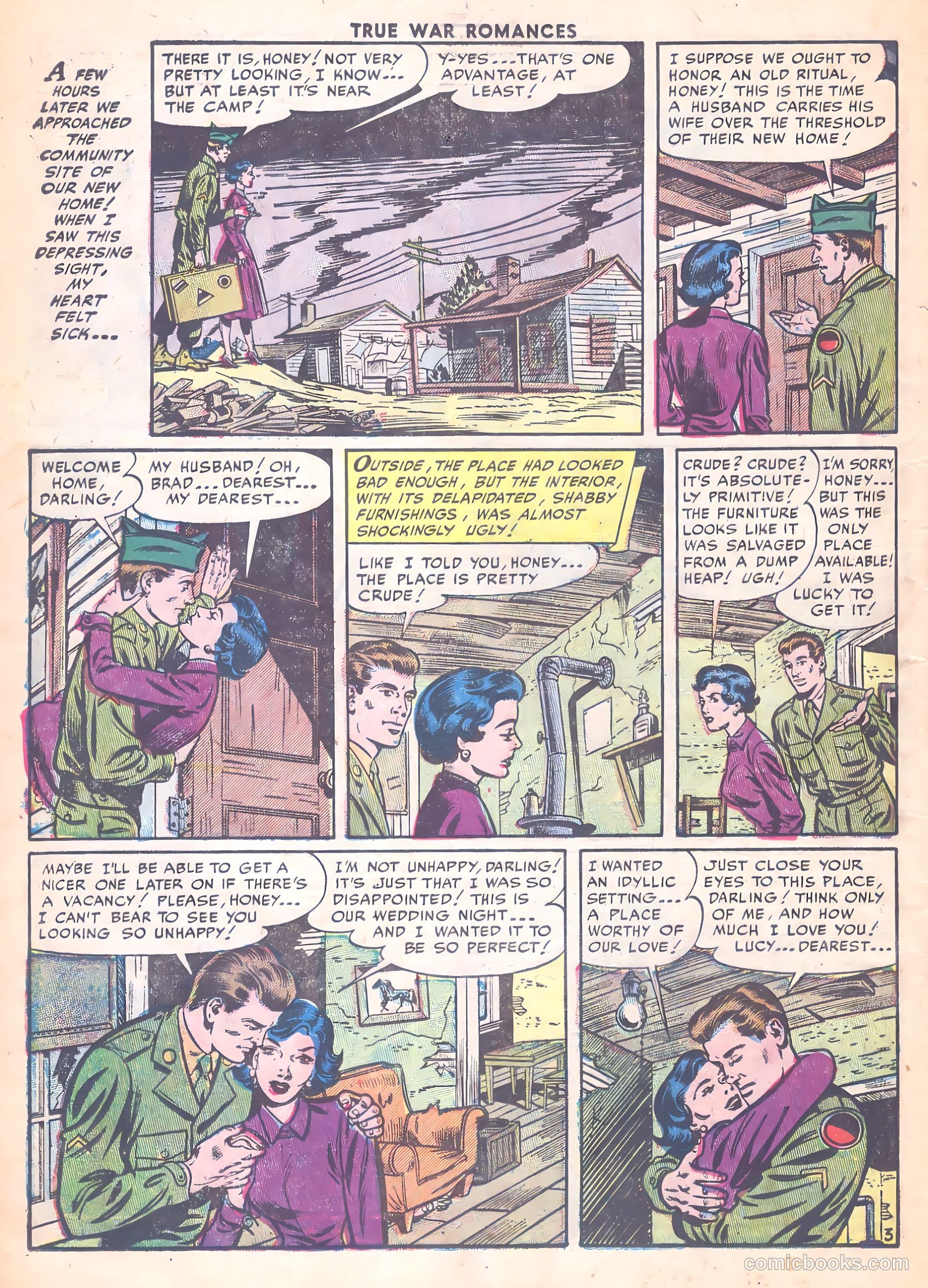 True War Romances #13 (1954) — page 14 of 36