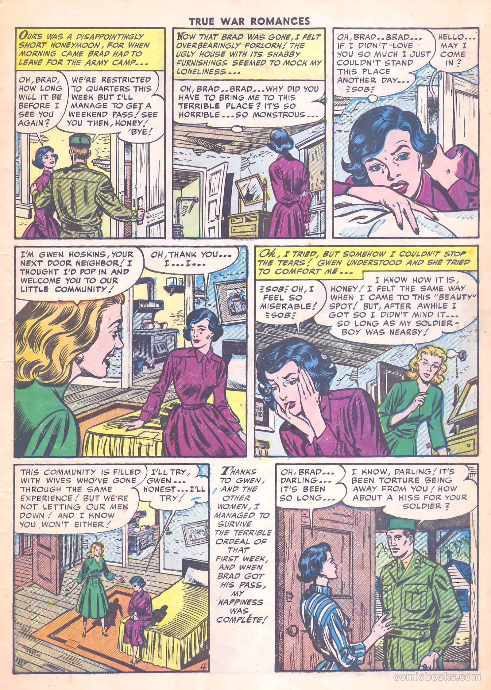 True War Romances #13 (1954) — page 15 of 36
