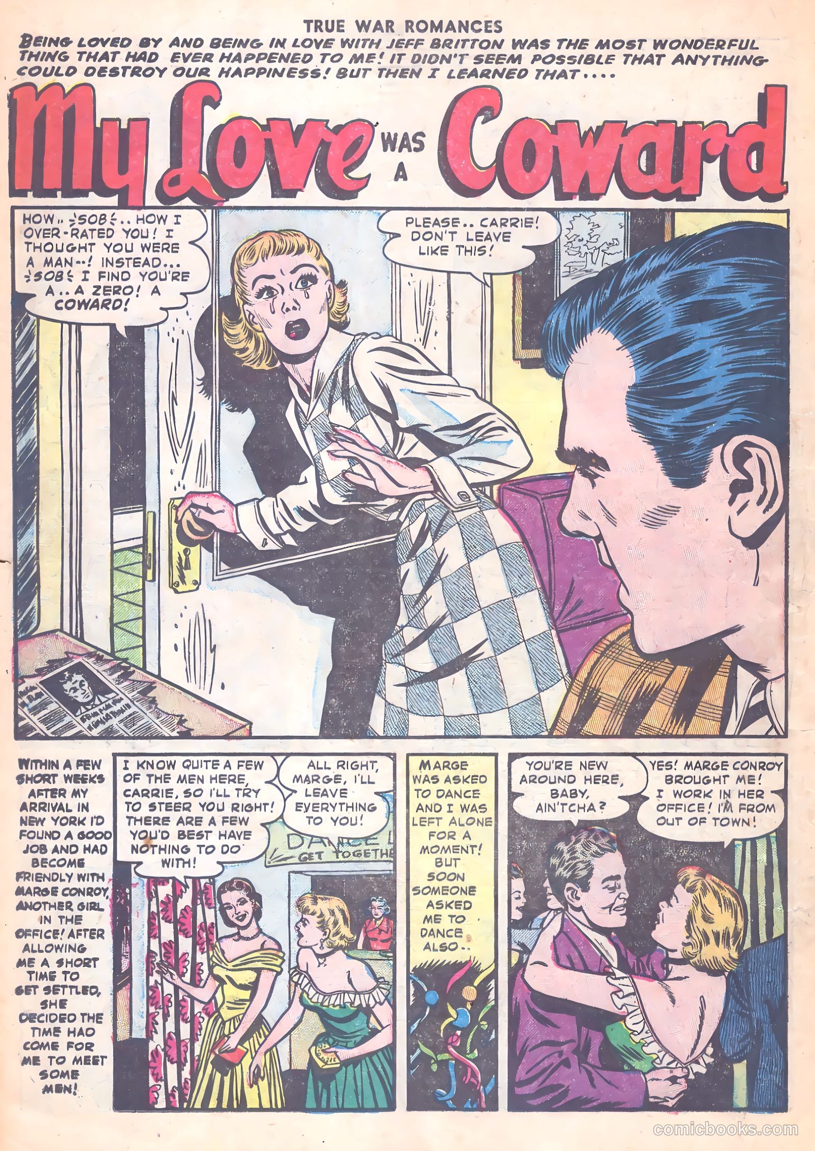 True War Romances #13 (1954) — page 18 of 36