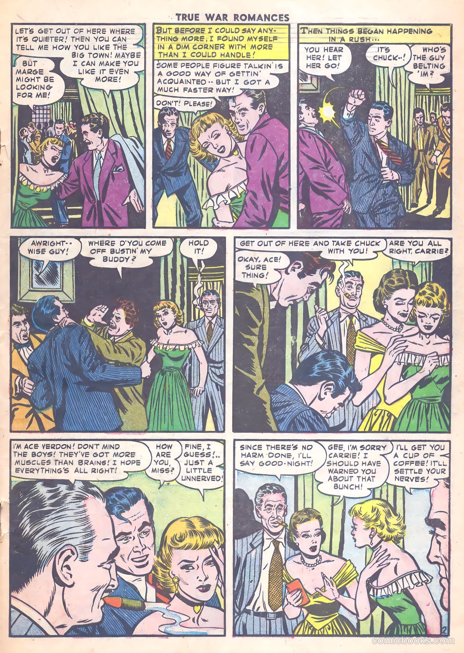 True War Romances #13 (1954) — page 19 of 36