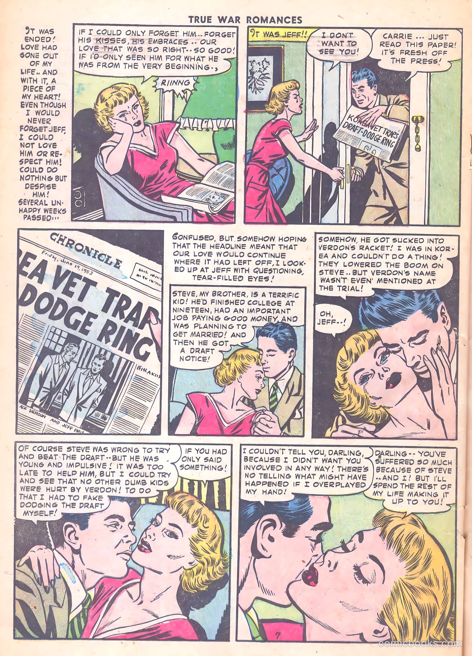 True War Romances #13 (1954) — page 24 of 36