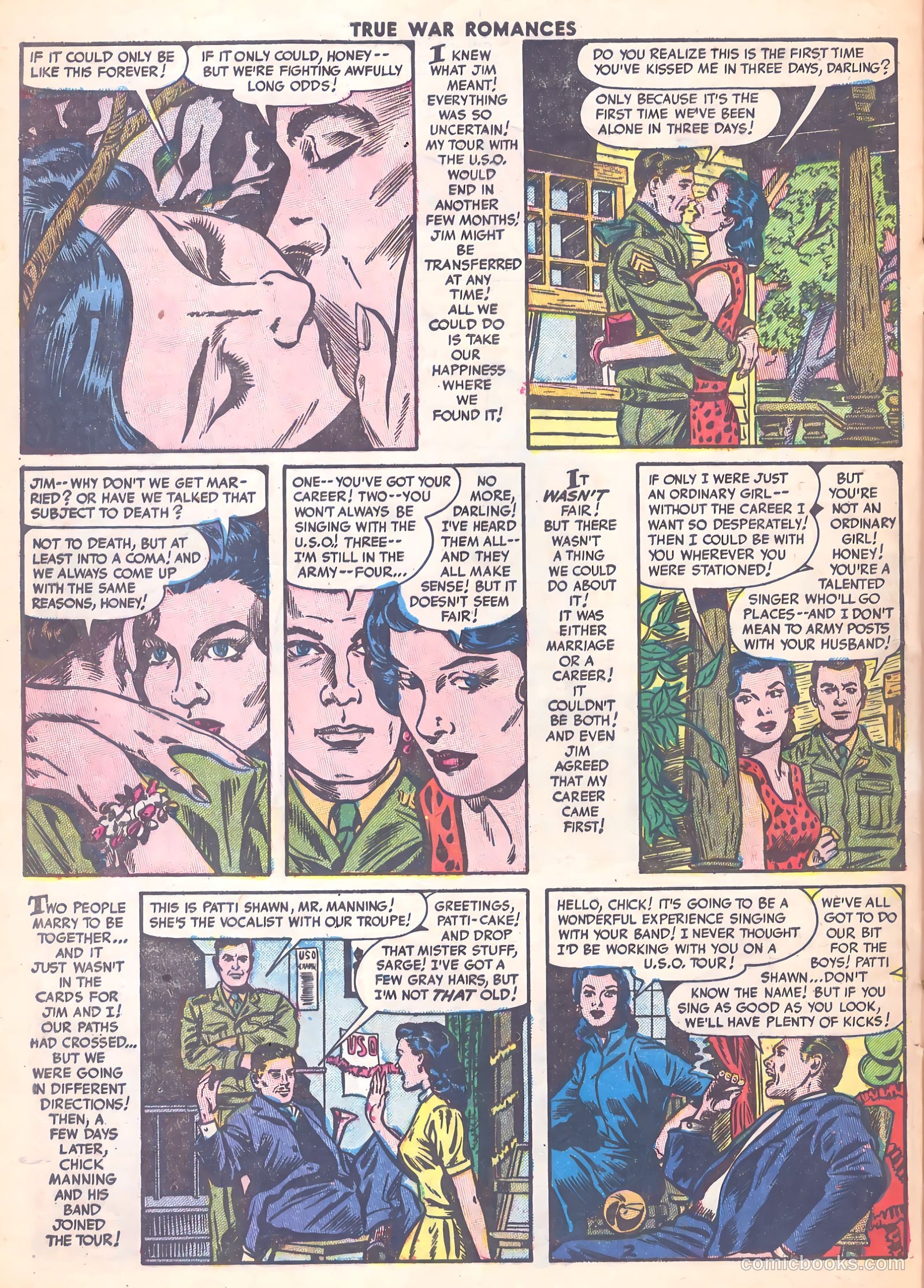True War Romances #13 (1954) — page 28 of 36