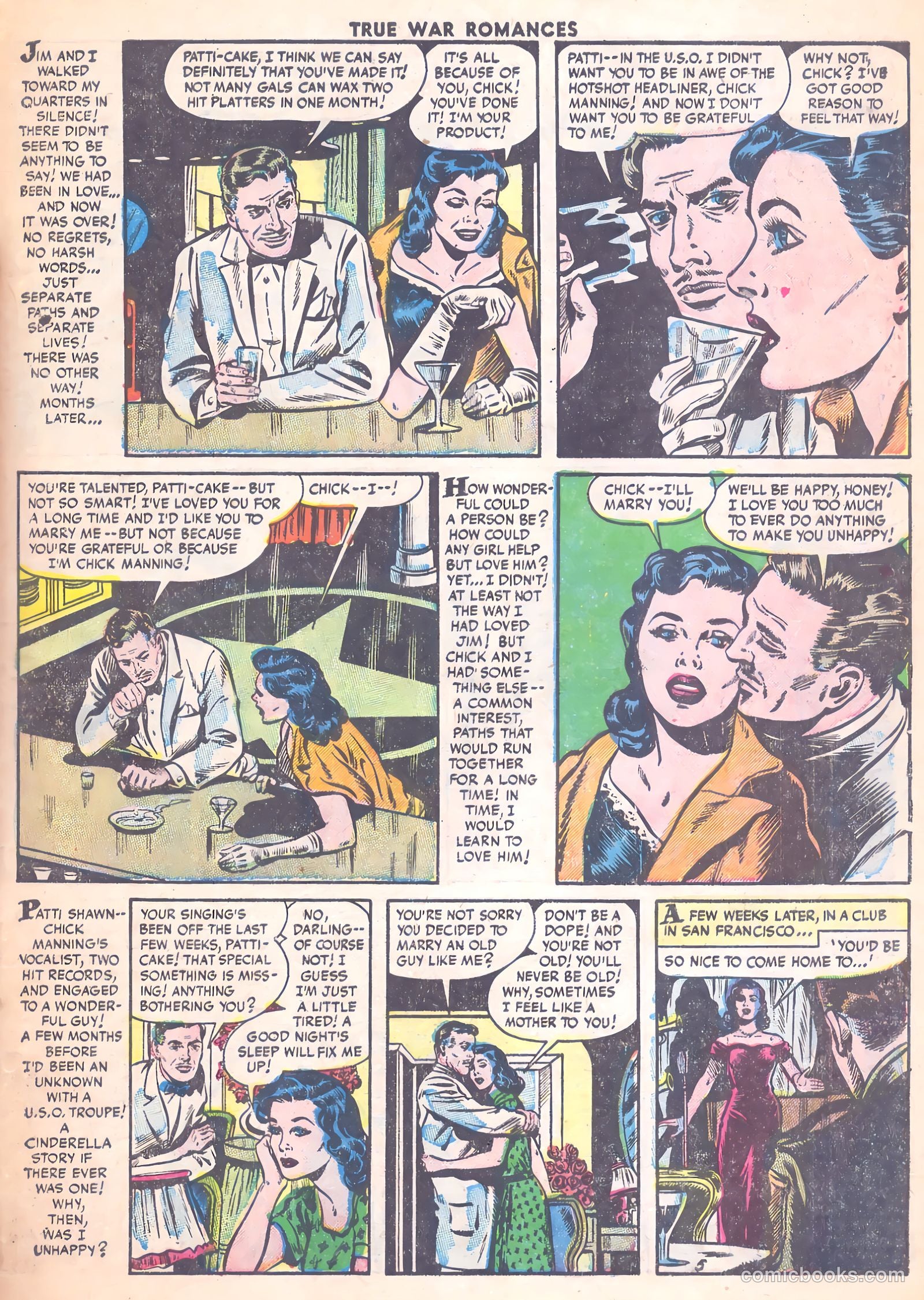 True War Romances #13 (1954) — page 31 of 36