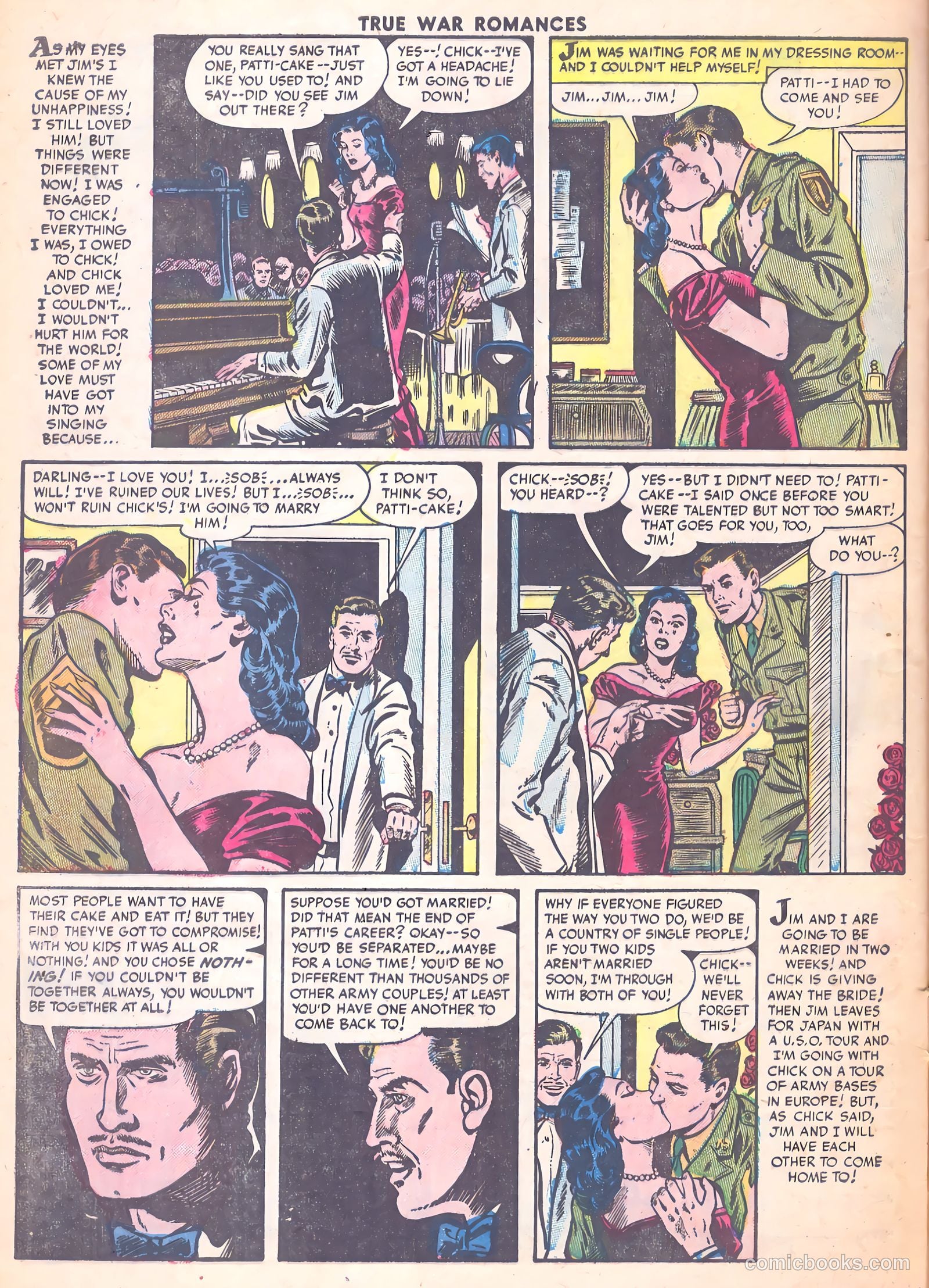 True War Romances #13 (1954) — page 32 of 36