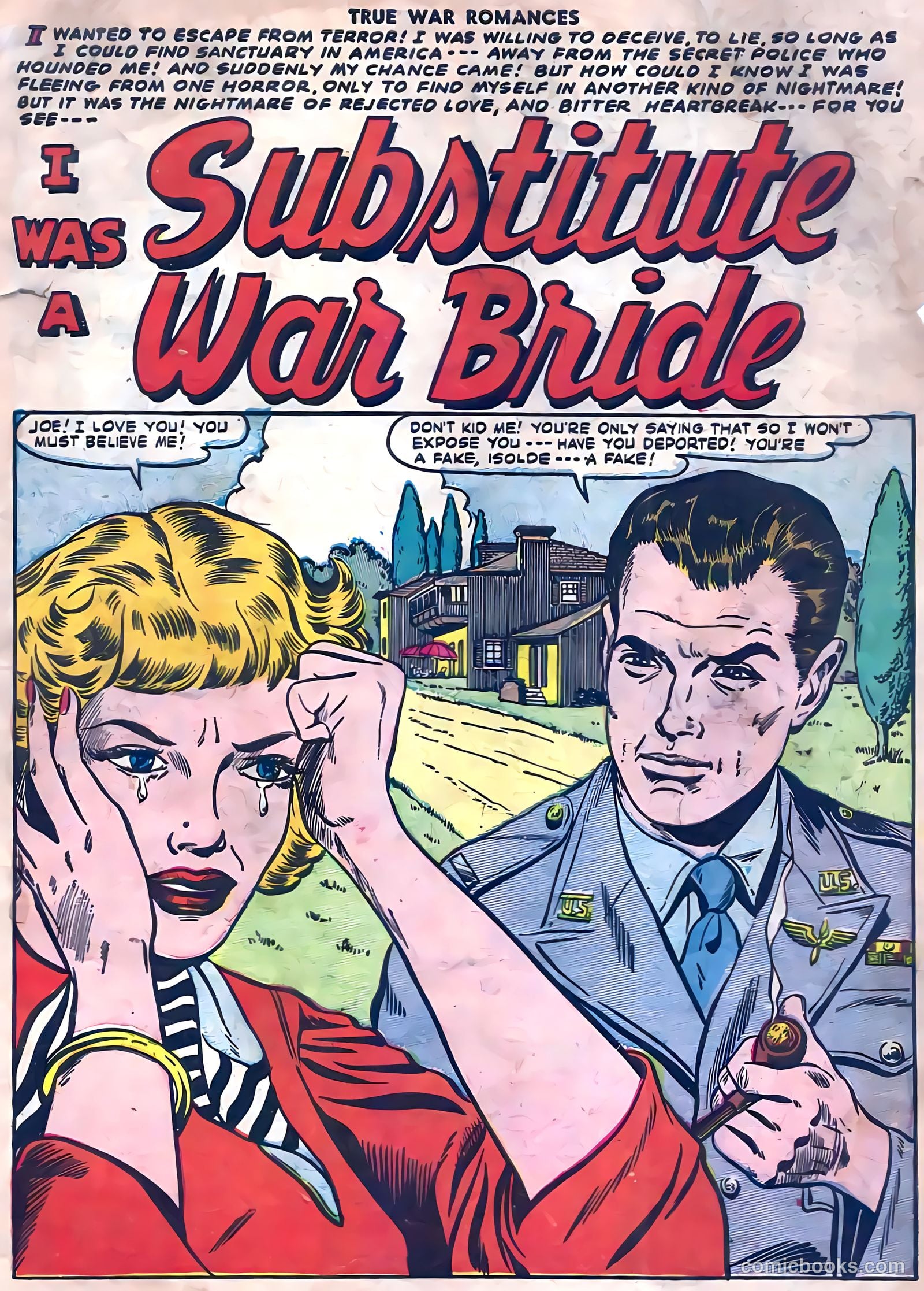 True War Romances #14 (1954) — page 3 of 36