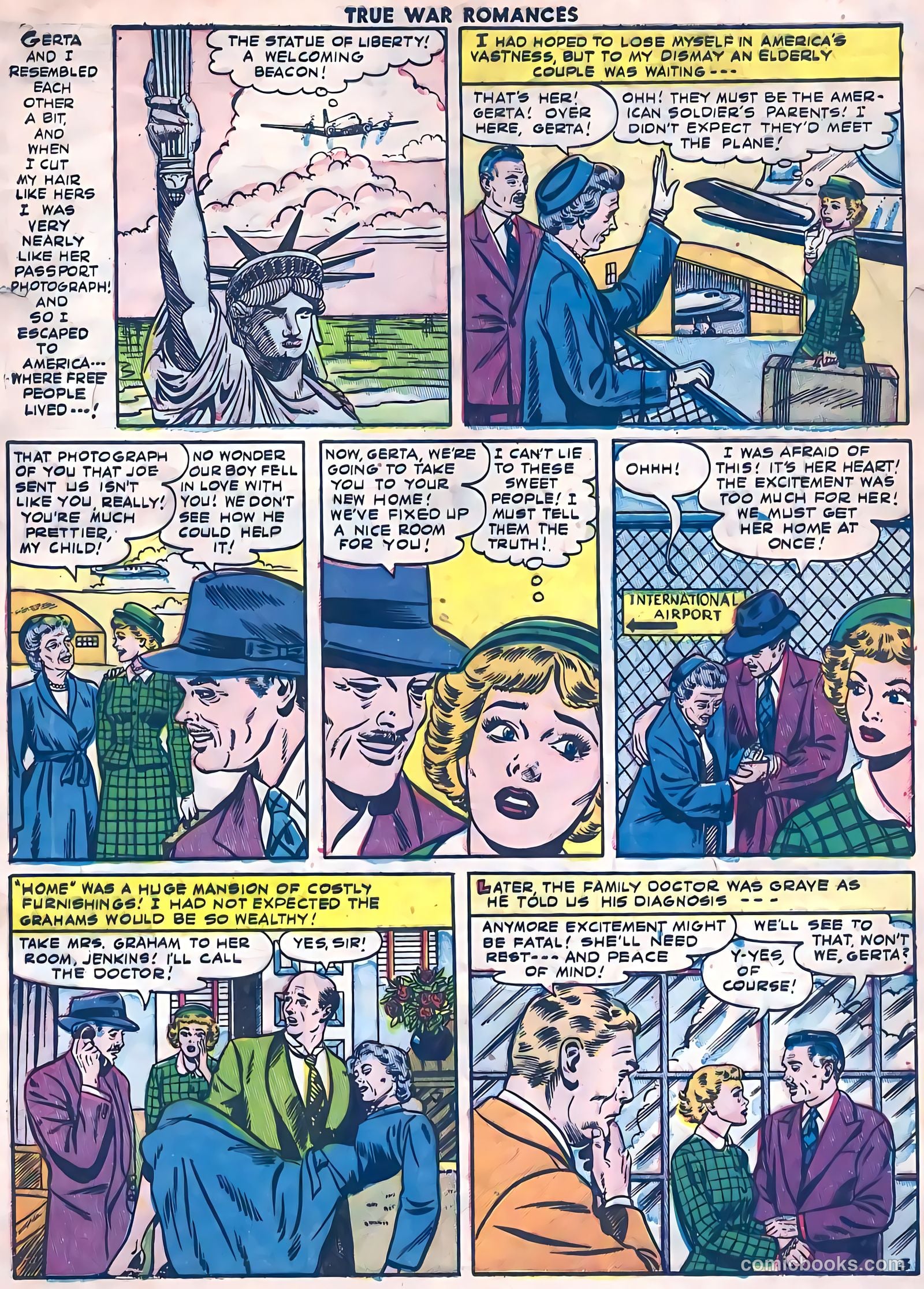 True War Romances #14 (1954) — page 5 of 36