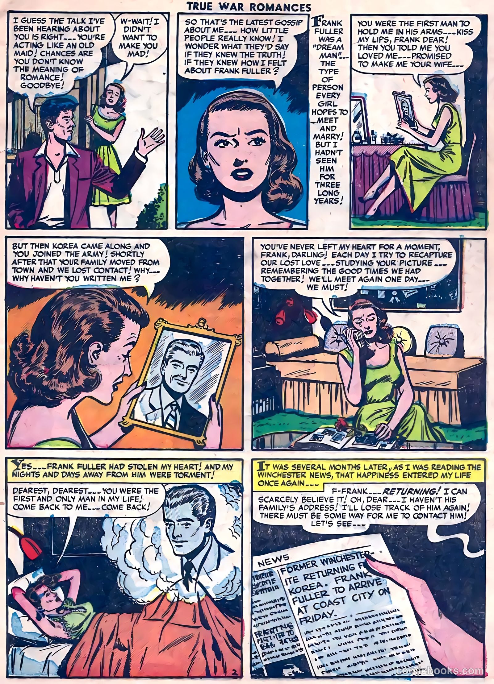 True War Romances #14 (1954) — page 13 of 36