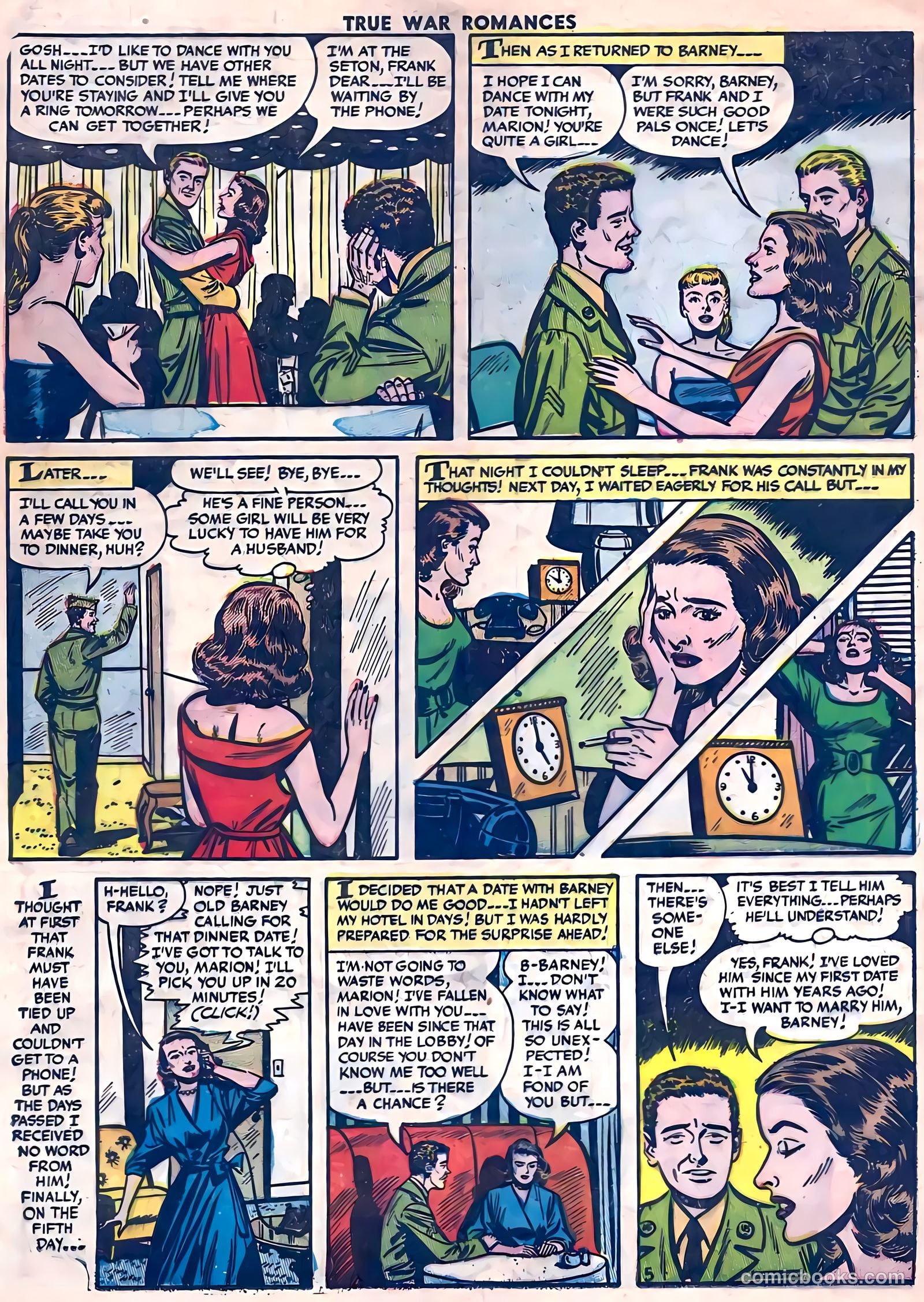 True War Romances #14 (1954) — page 16 of 36