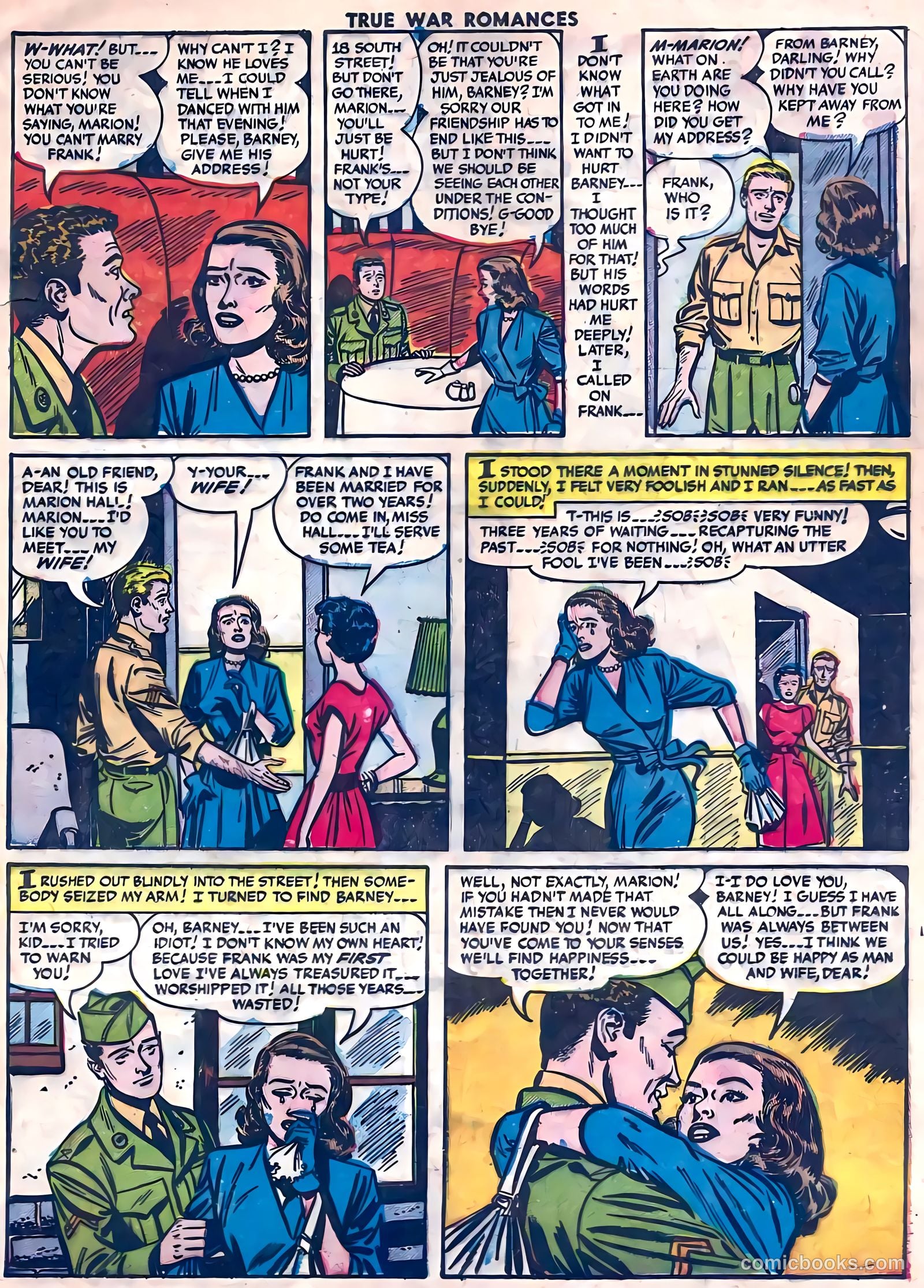 True War Romances #14 (1954) — page 17 of 36