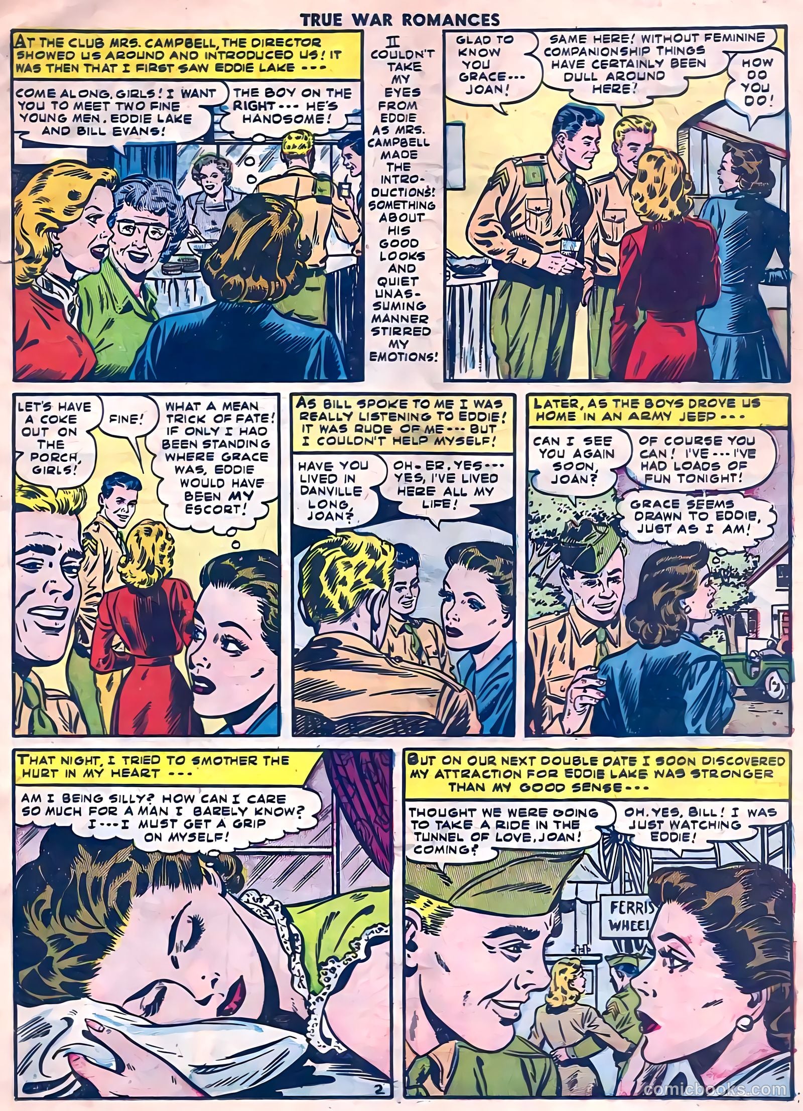 True War Romances #14 (1954) — page 19 of 36