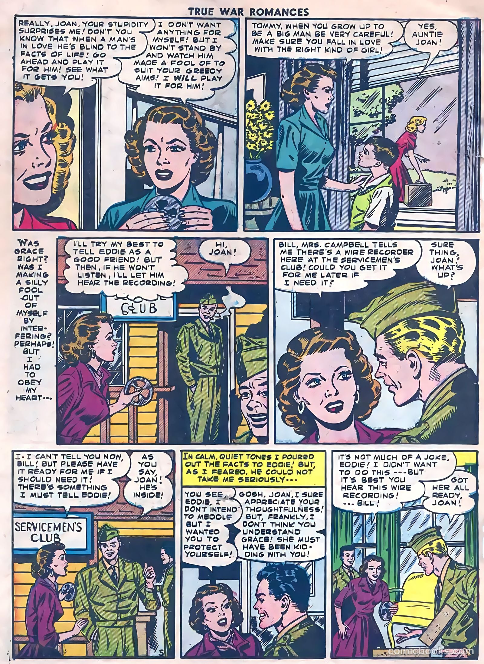 True War Romances #14 (1954) — page 22 of 36