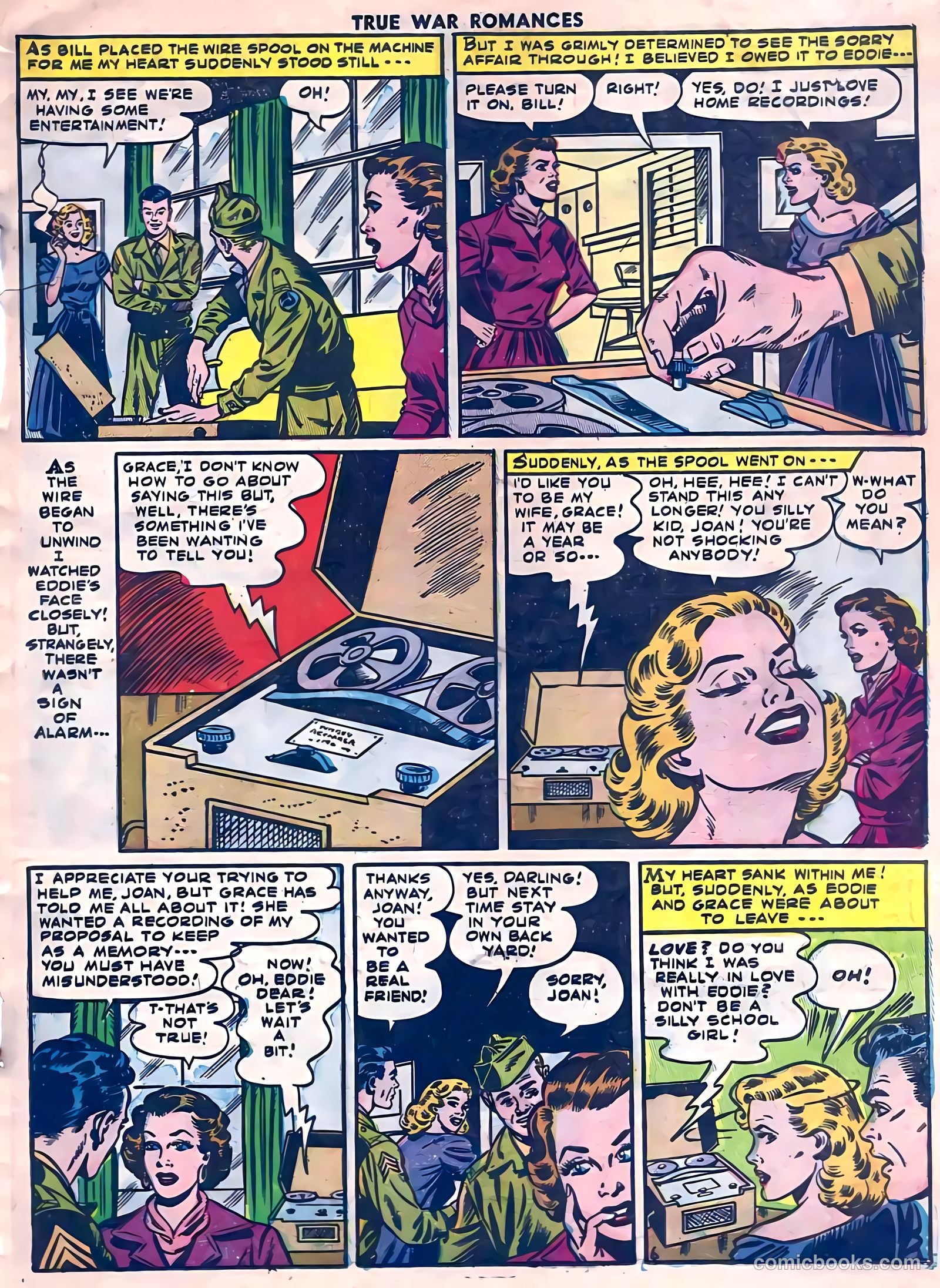 True War Romances #14 (1954) — page 23 of 36