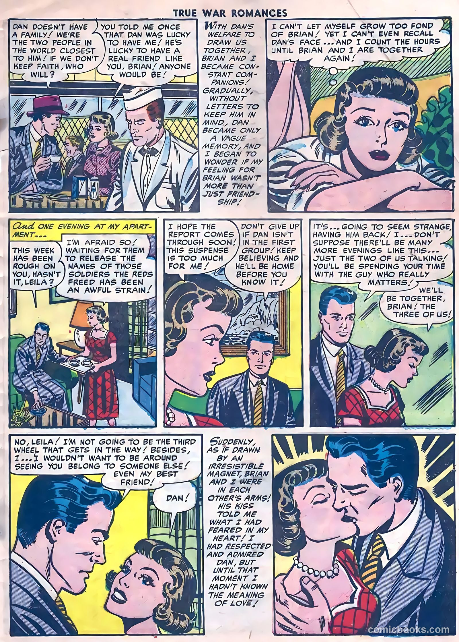 True War Romances #14 (1954) — page 29 of 36