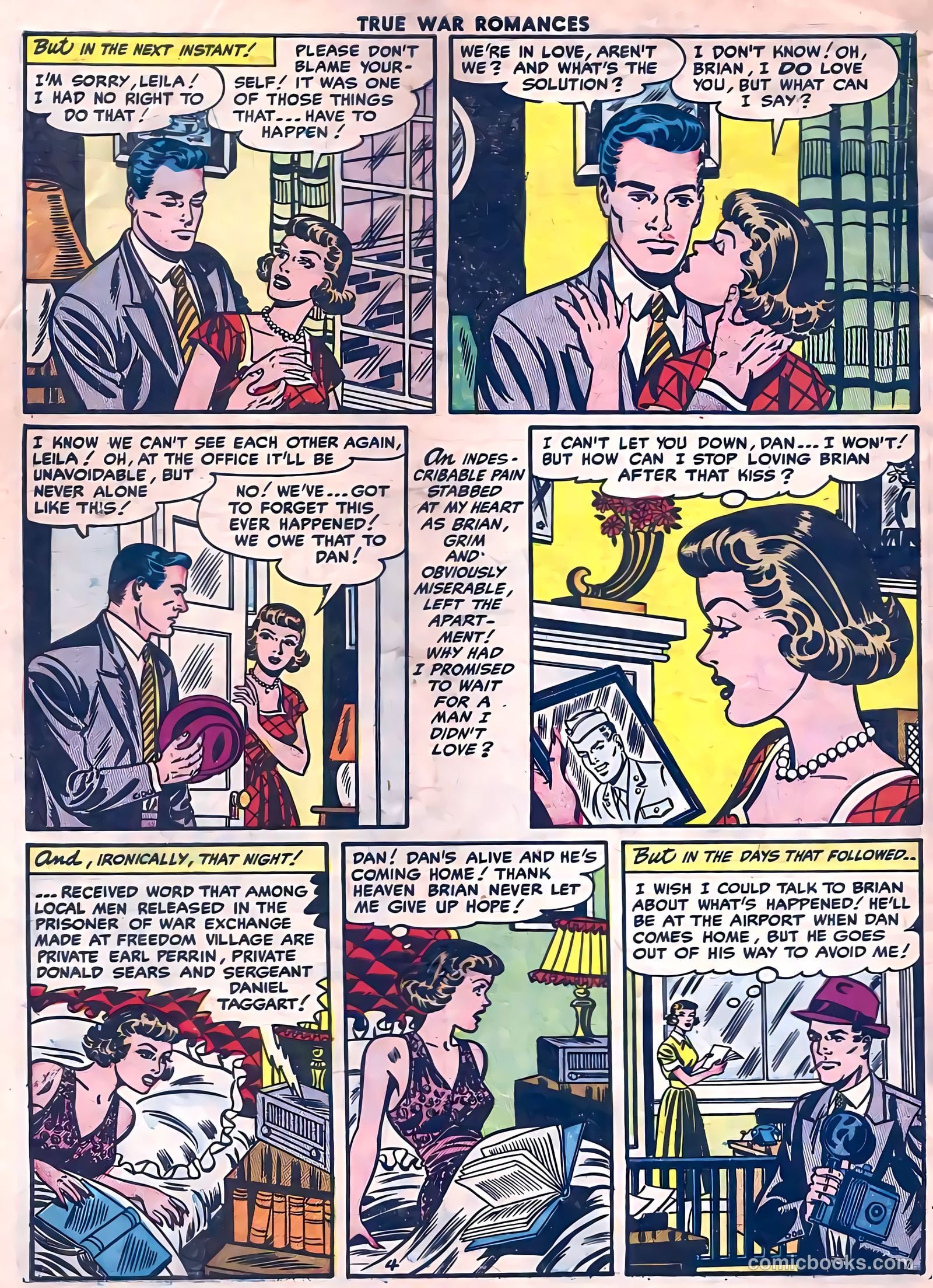 True War Romances #14 (1954) — page 30 of 36