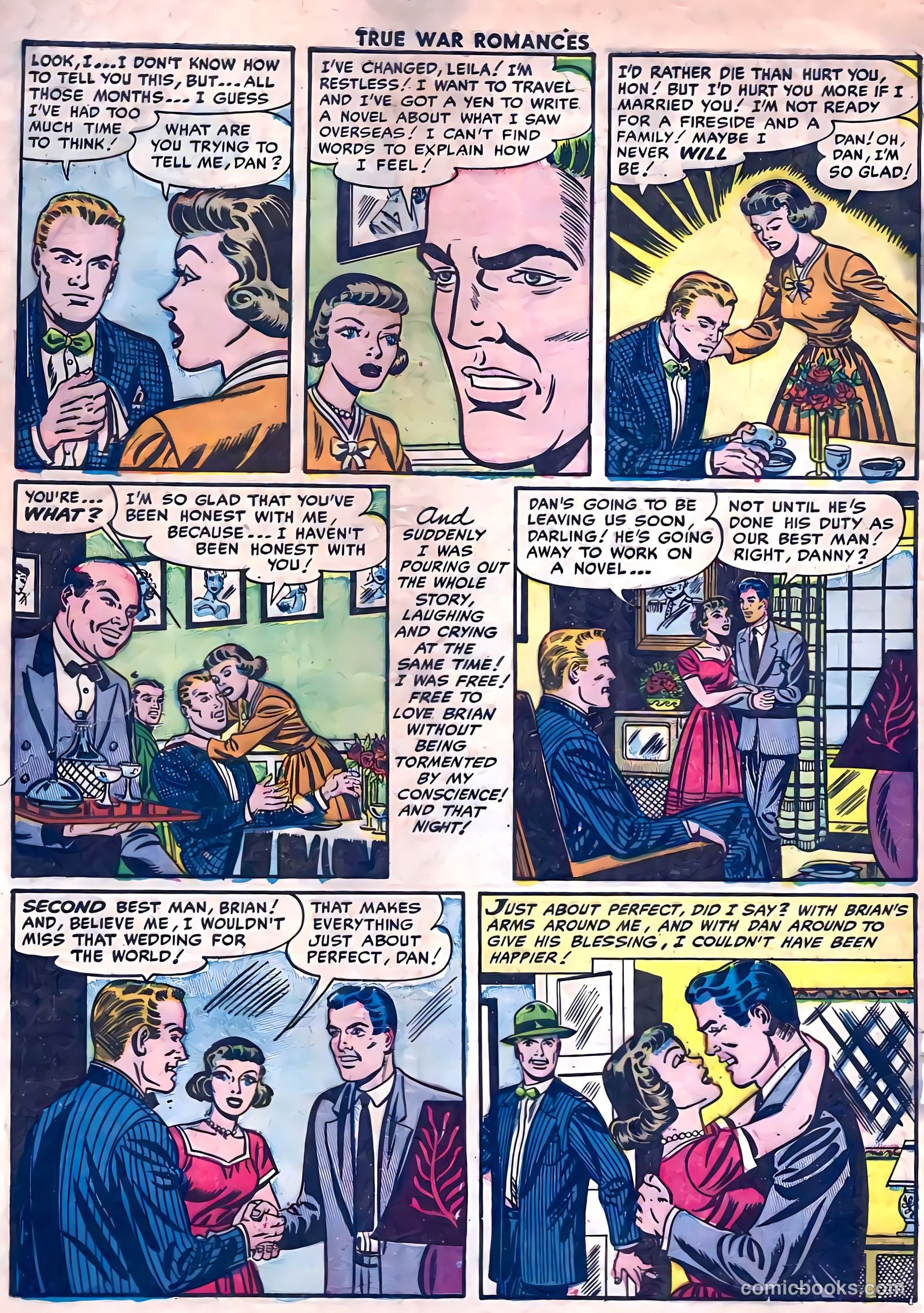 True War Romances #14 (1954) — page 32 of 36