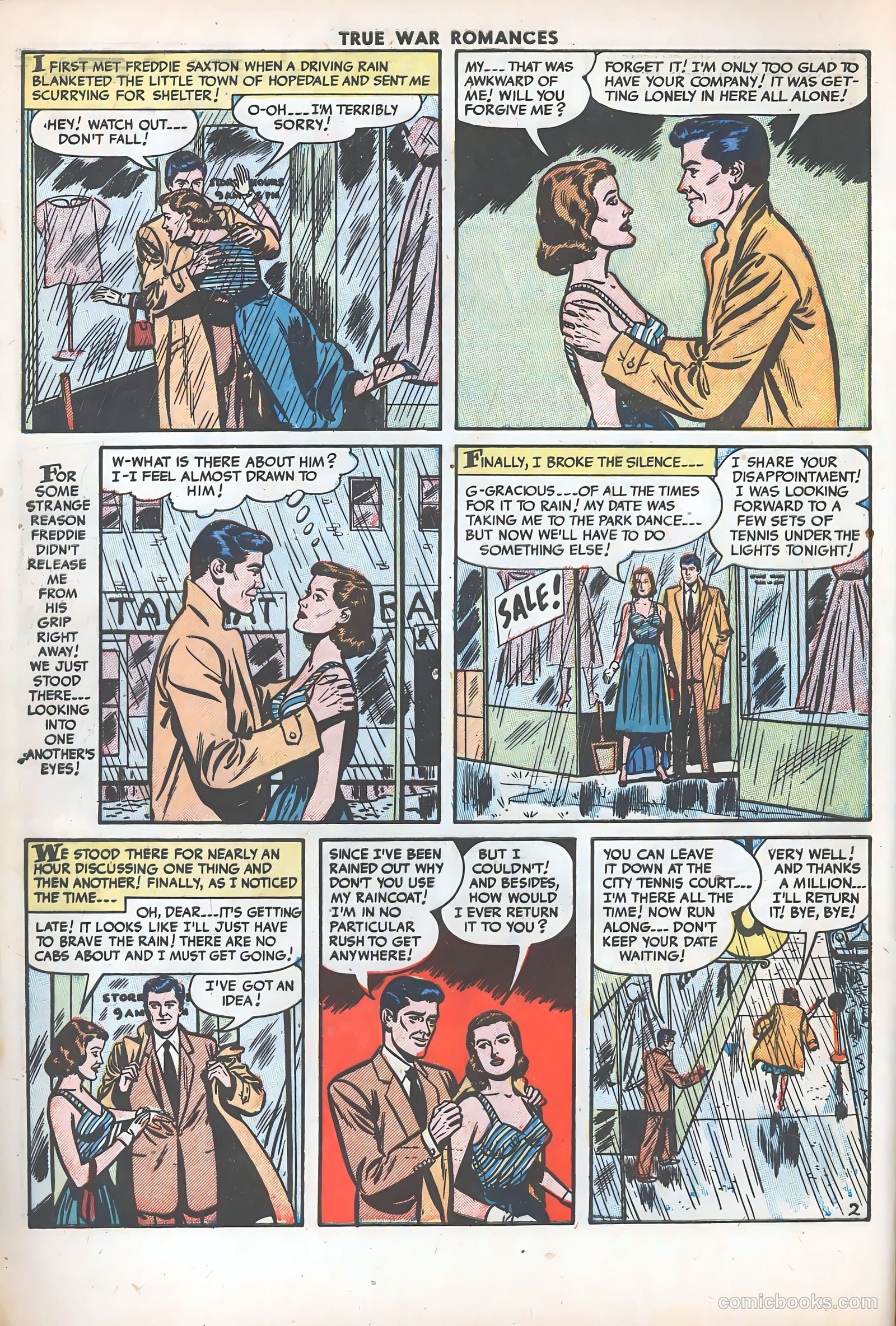 True War Romances #15 (1954) — page 4 of 36