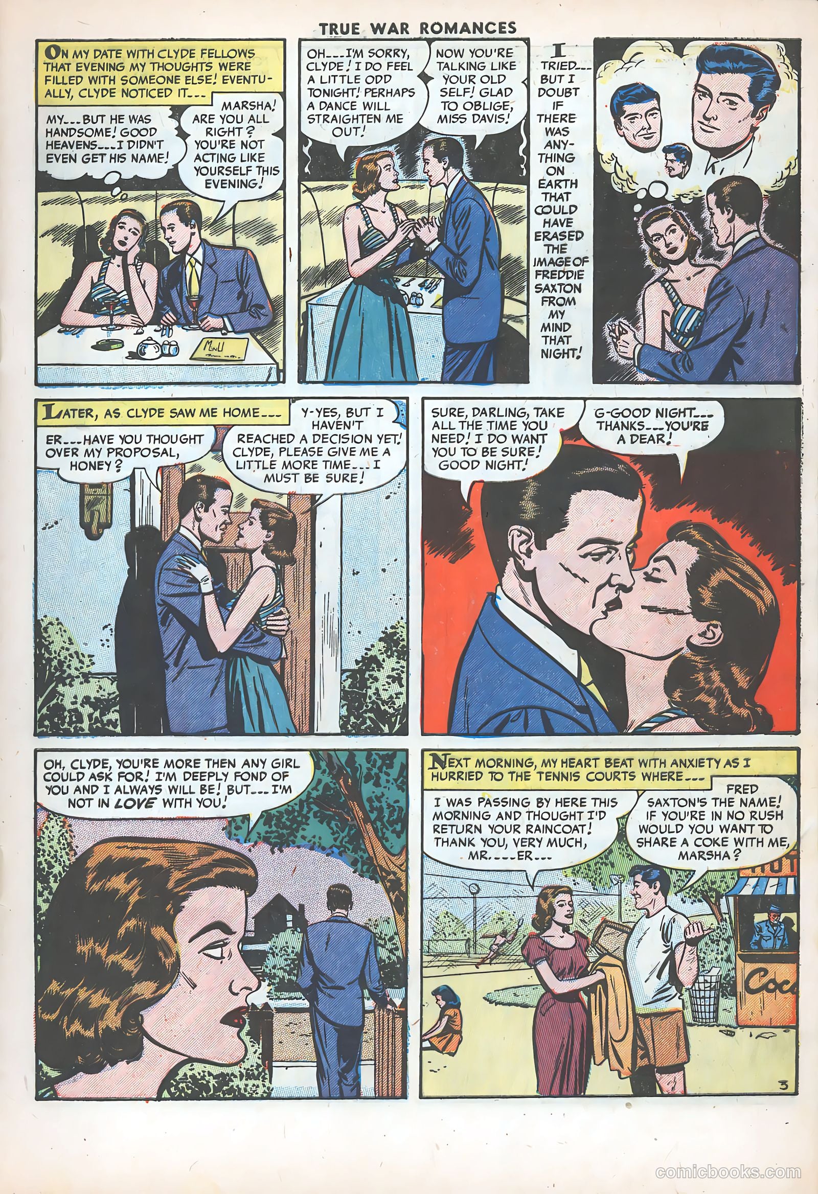 True War Romances #15 (1954) — page 5 of 36