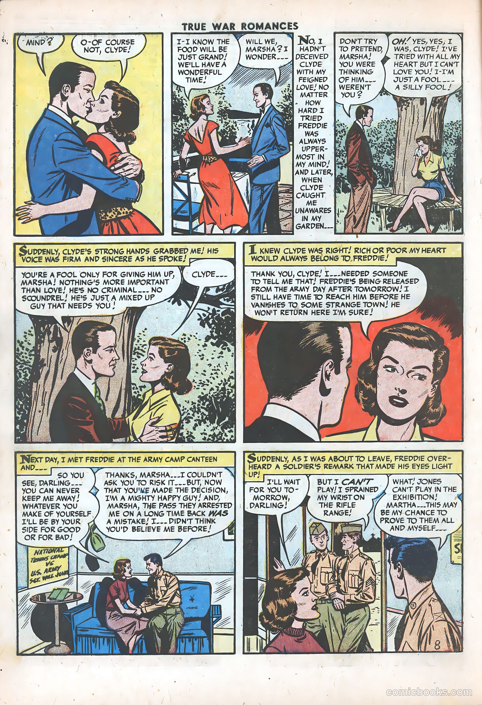 True War Romances #15 (1954) — page 10 of 36