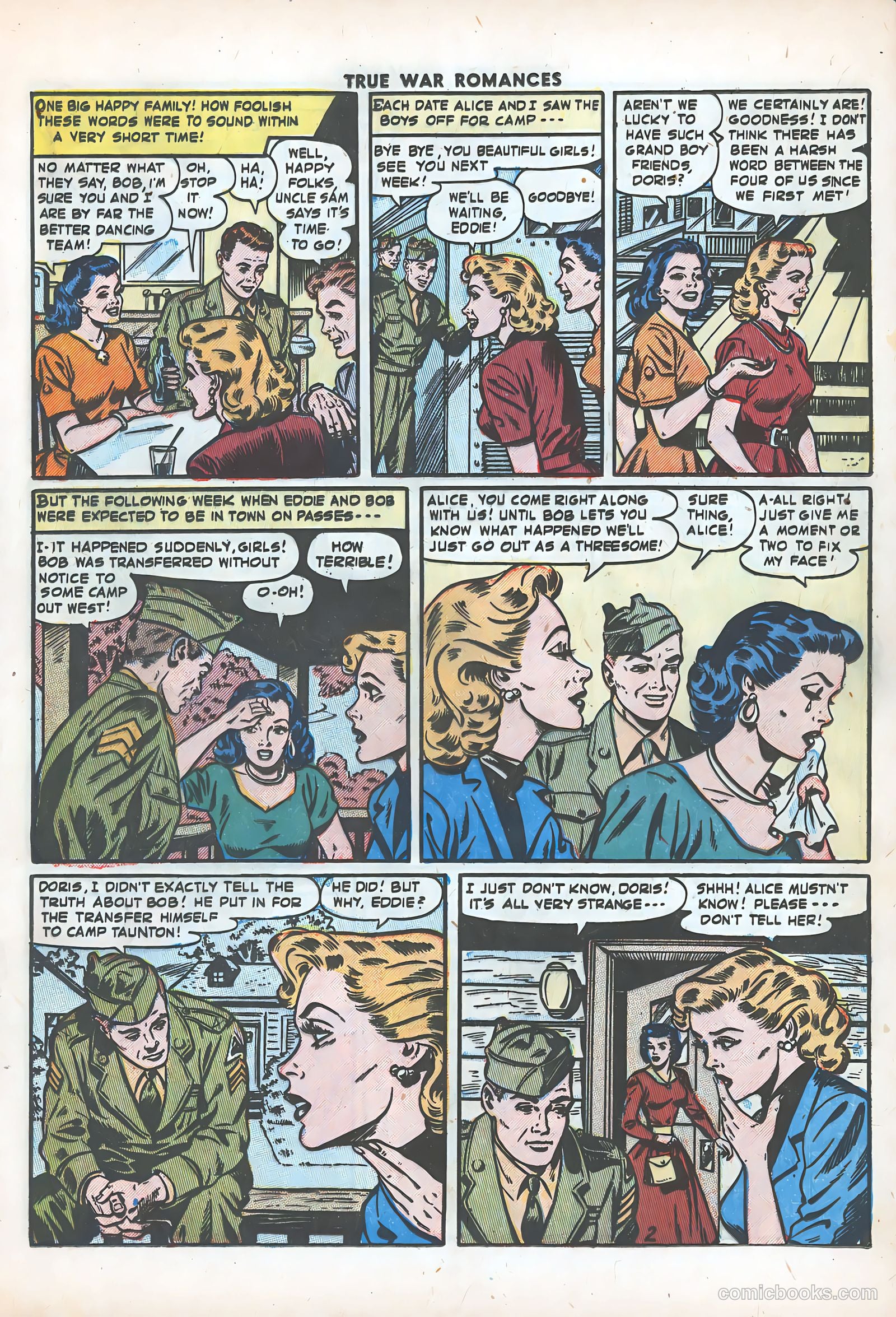 True War Romances #15 (1954) — page 13 of 36