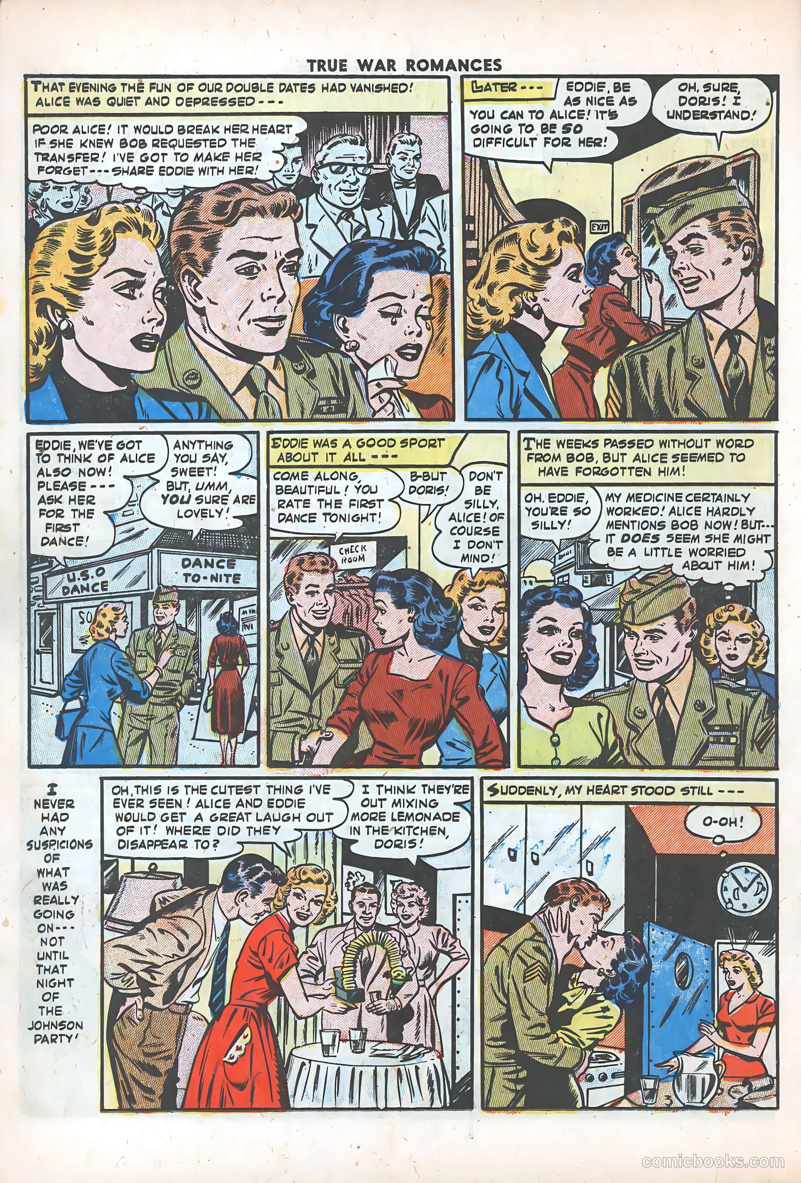 True War Romances #15 (1954) — page 14 of 36