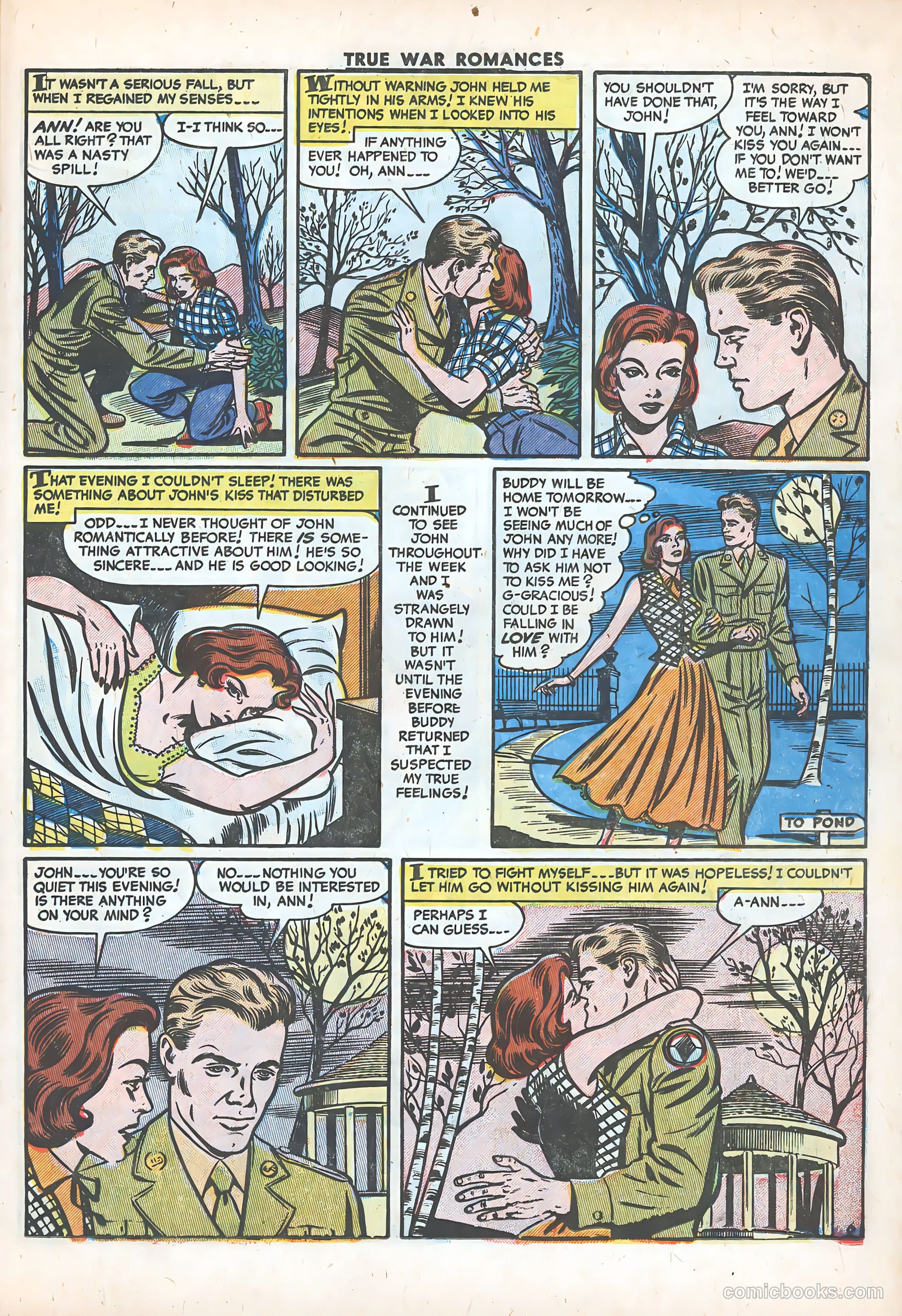 True War Romances #15 (1954) — page 23 of 36