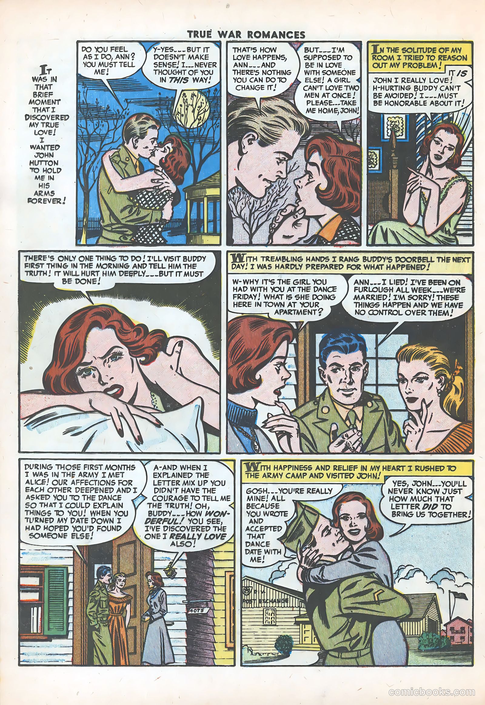 True War Romances #15 (1954) — page 24 of 36