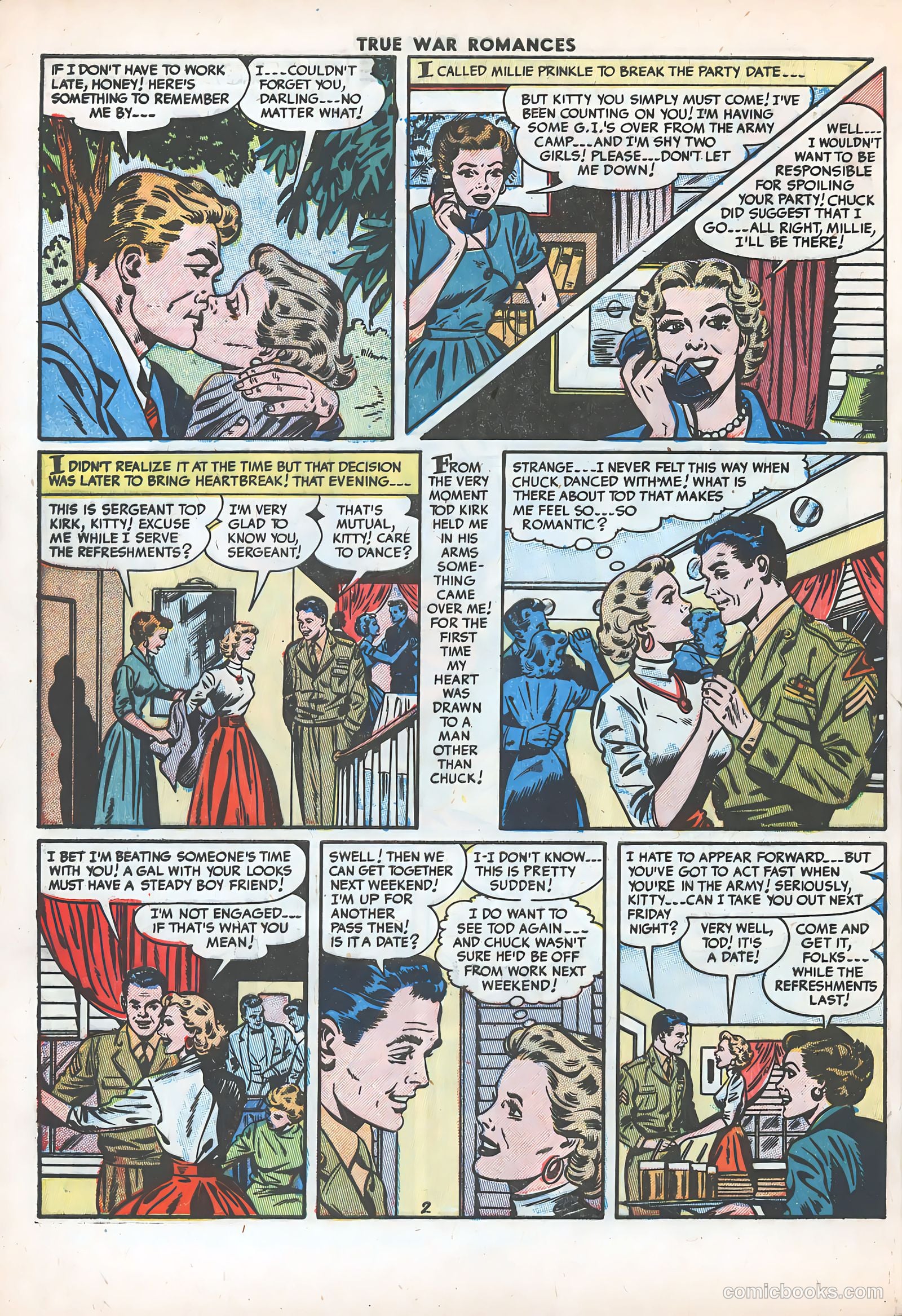 True War Romances #15 (1954) — page 28 of 36