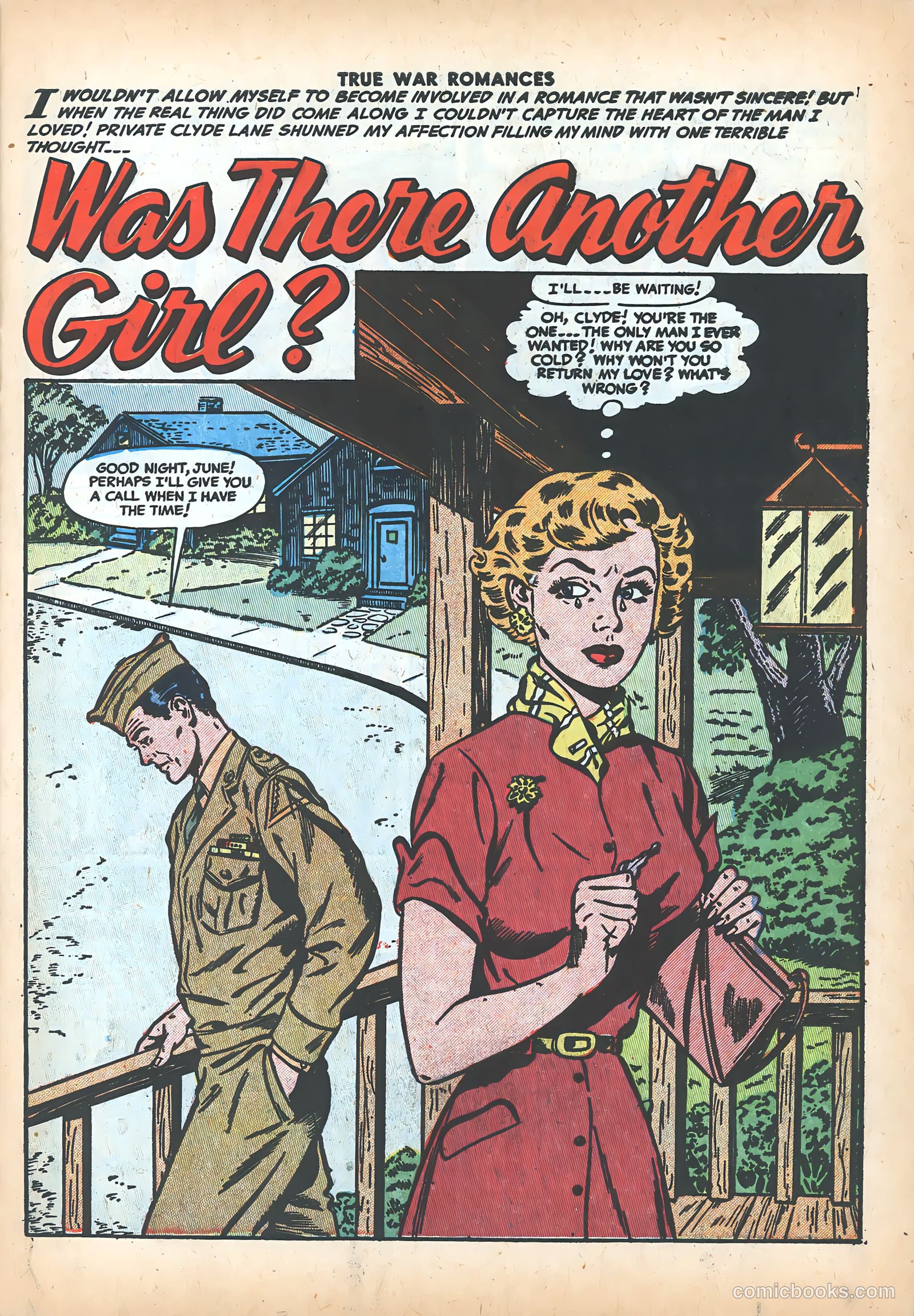 True War Romances #16 (1954) — page 3 of 36