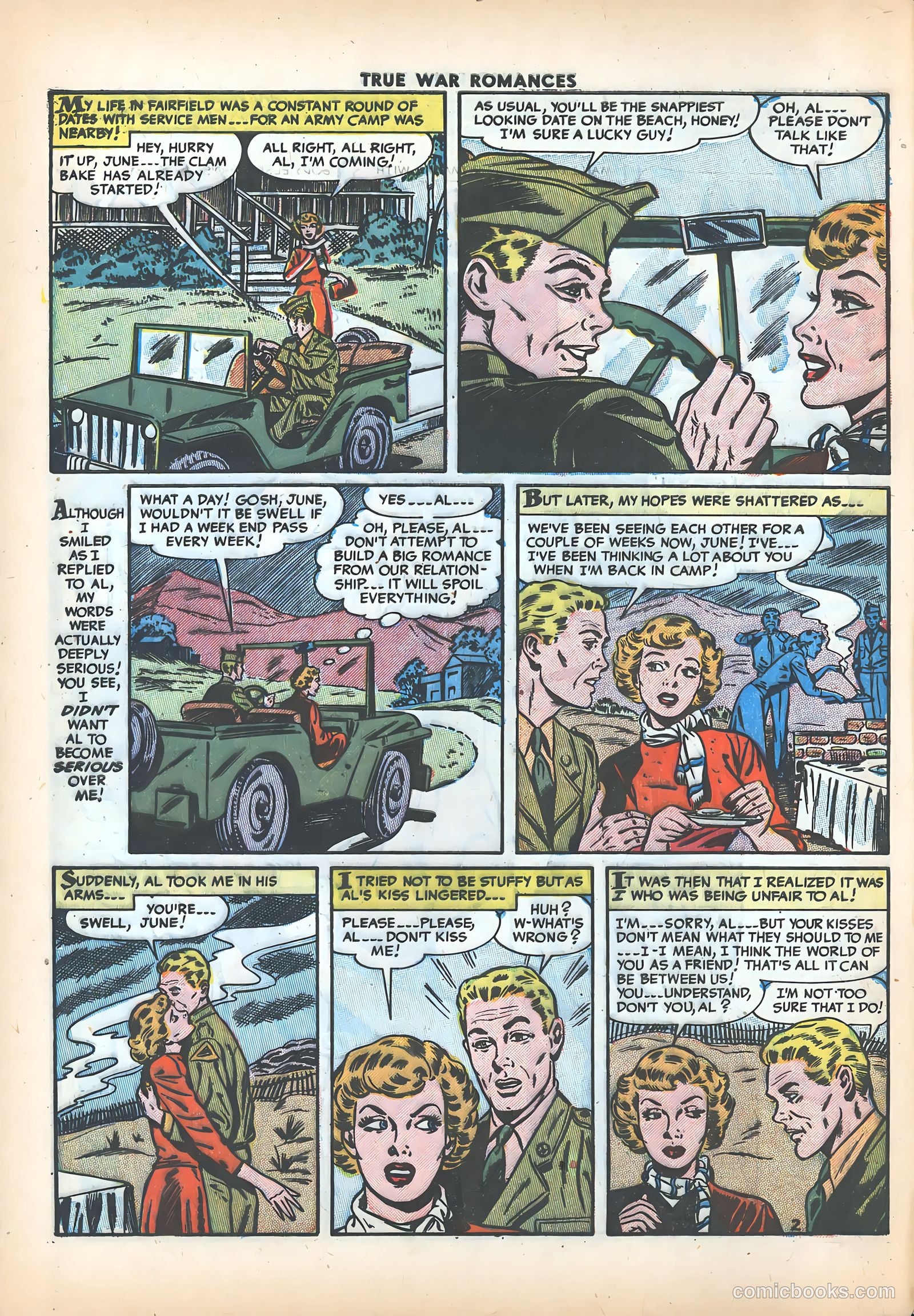 True War Romances #16 (1954) — page 4 of 36