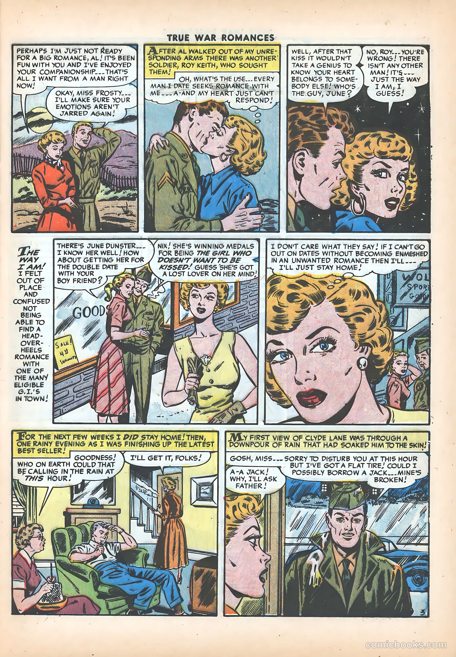 True War Romances #16 (1954) — page 5 of 36
