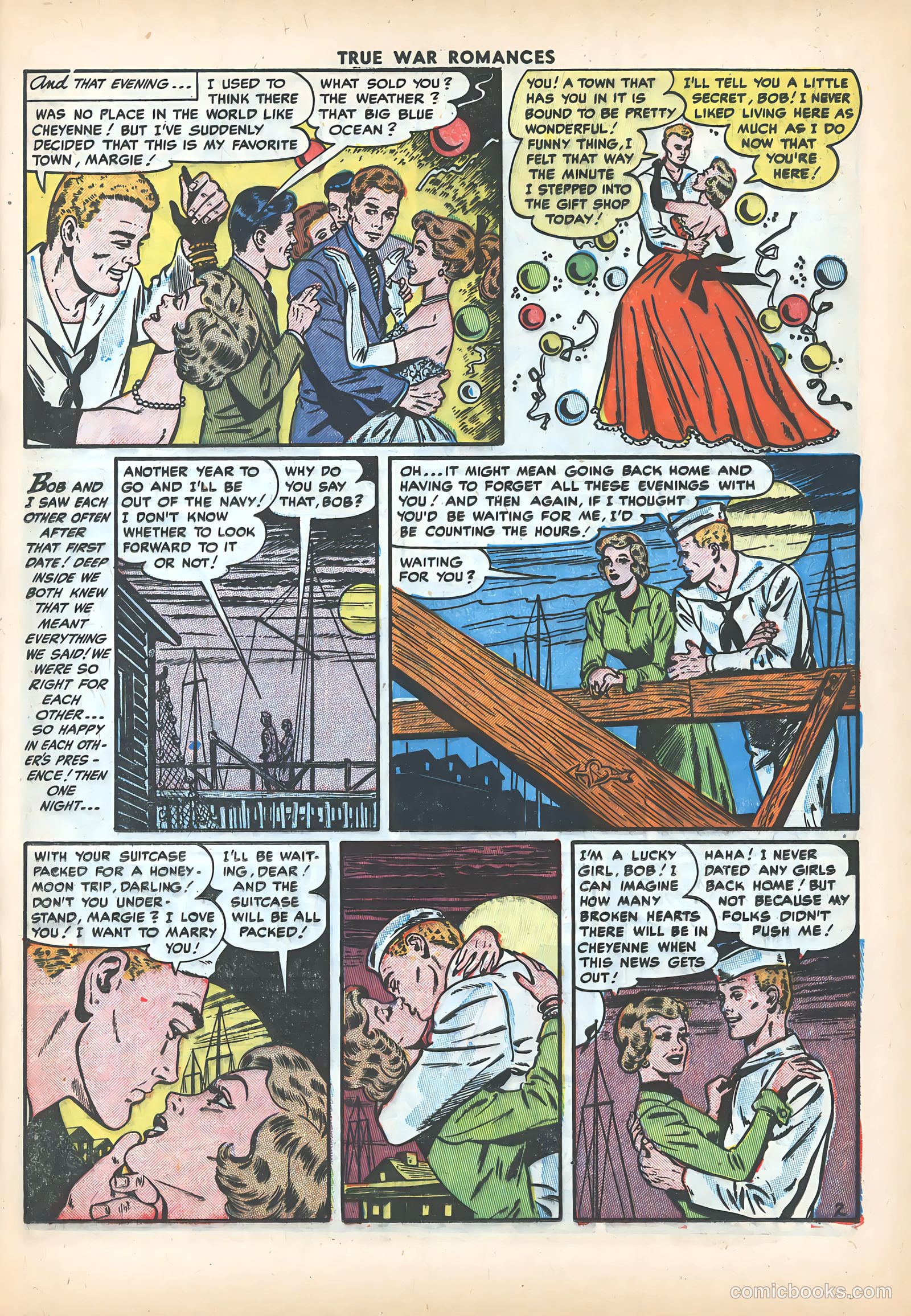 True War Romances #16 (1954) — page 13 of 36