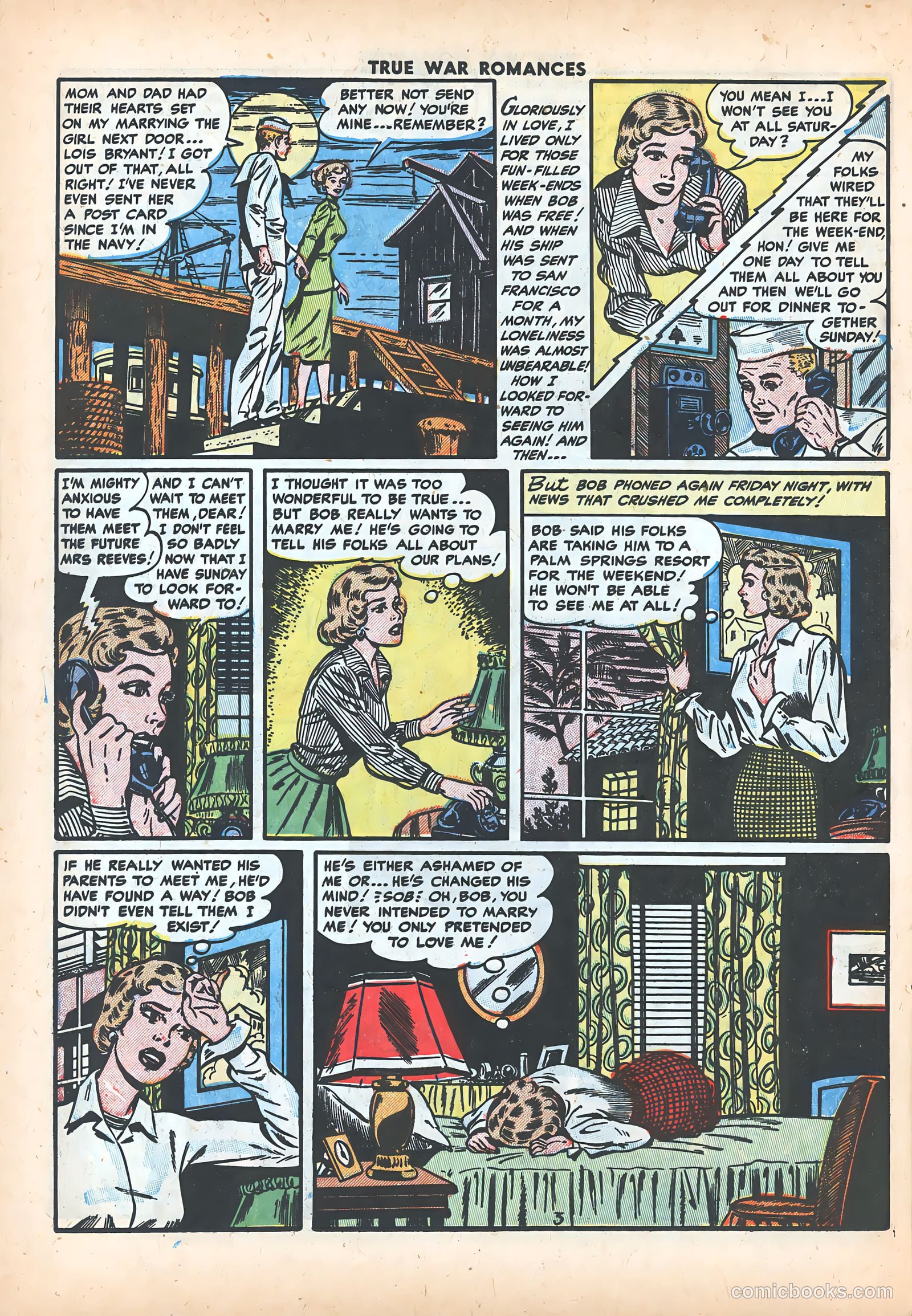 True War Romances #16 (1954) — page 14 of 36