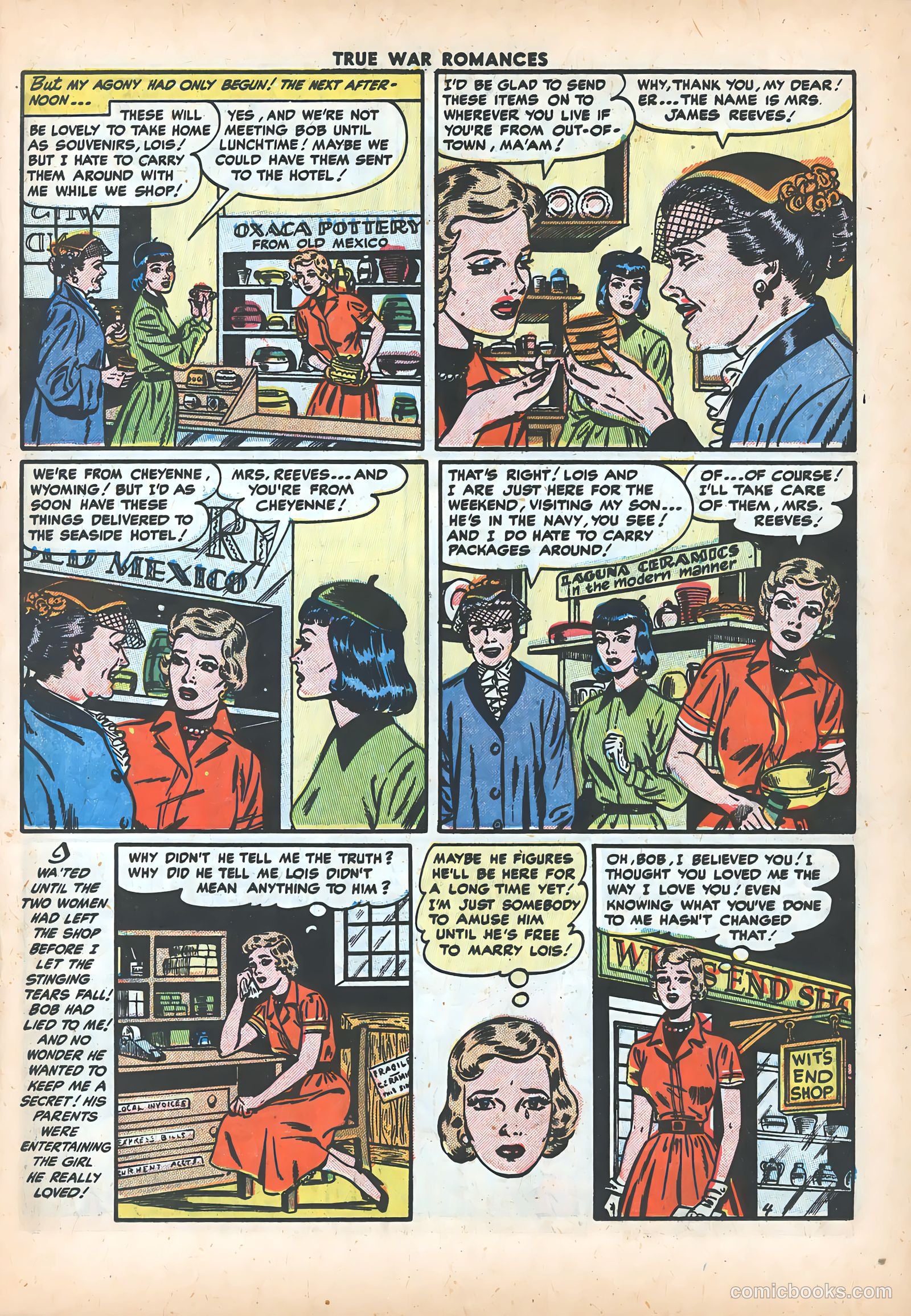 True War Romances #16 (1954) — page 15 of 36