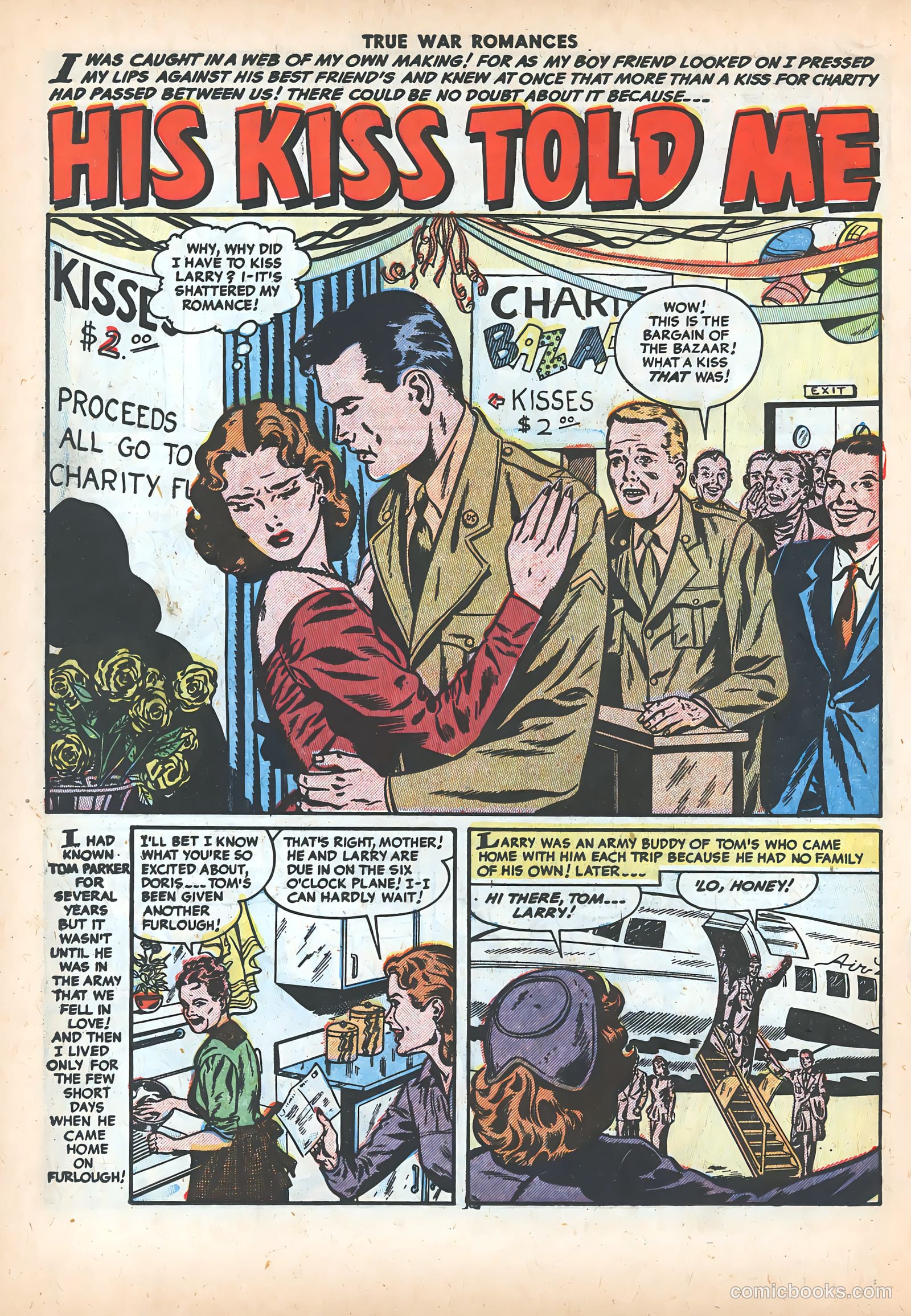 True War Romances #16 (1954) — page 18 of 36