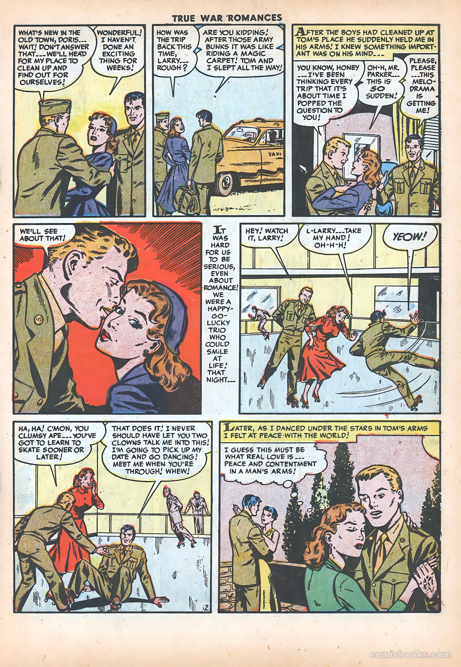 True War Romances #16 (1954) — page 19 of 36