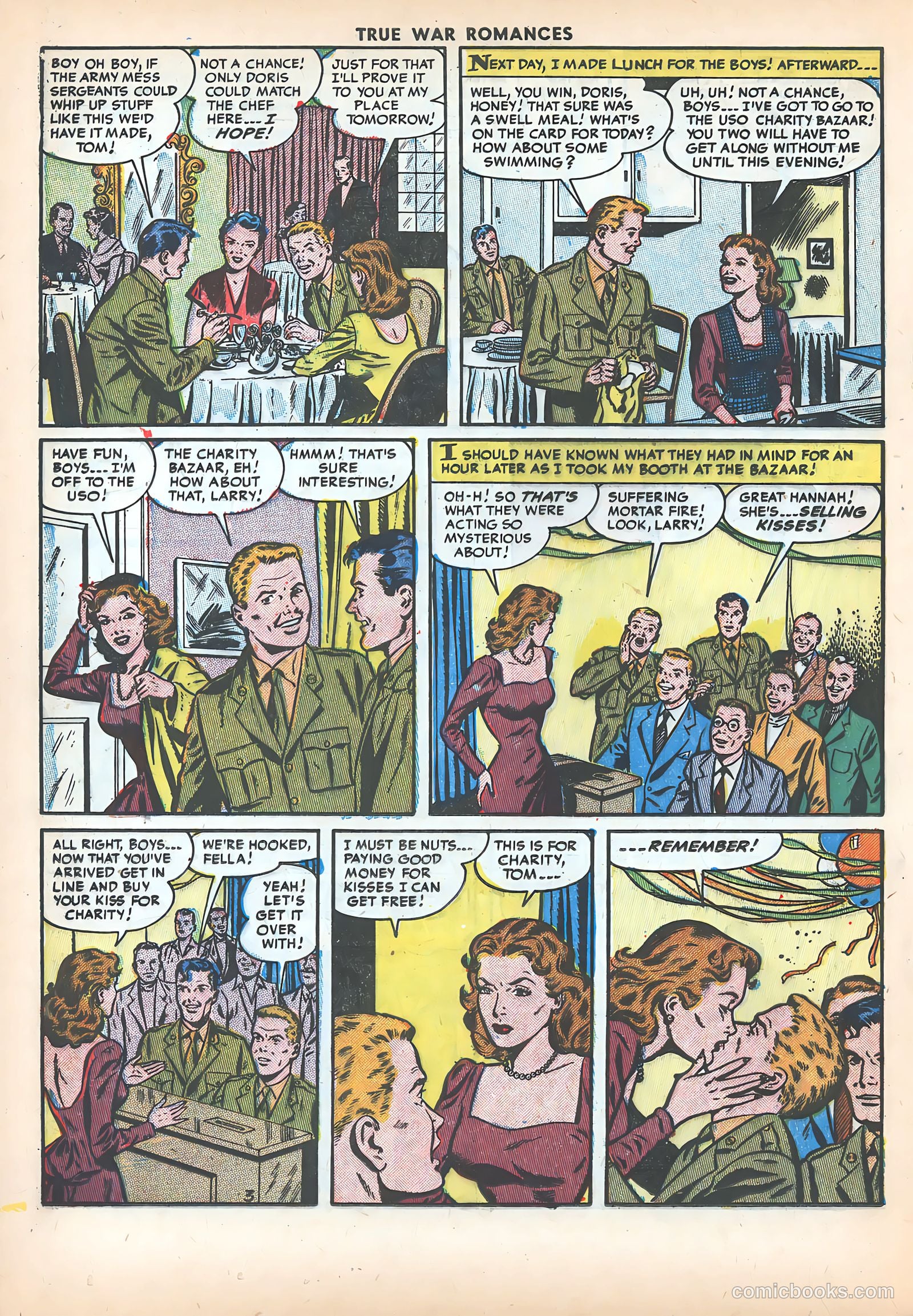 True War Romances #16 (1954) — page 20 of 36