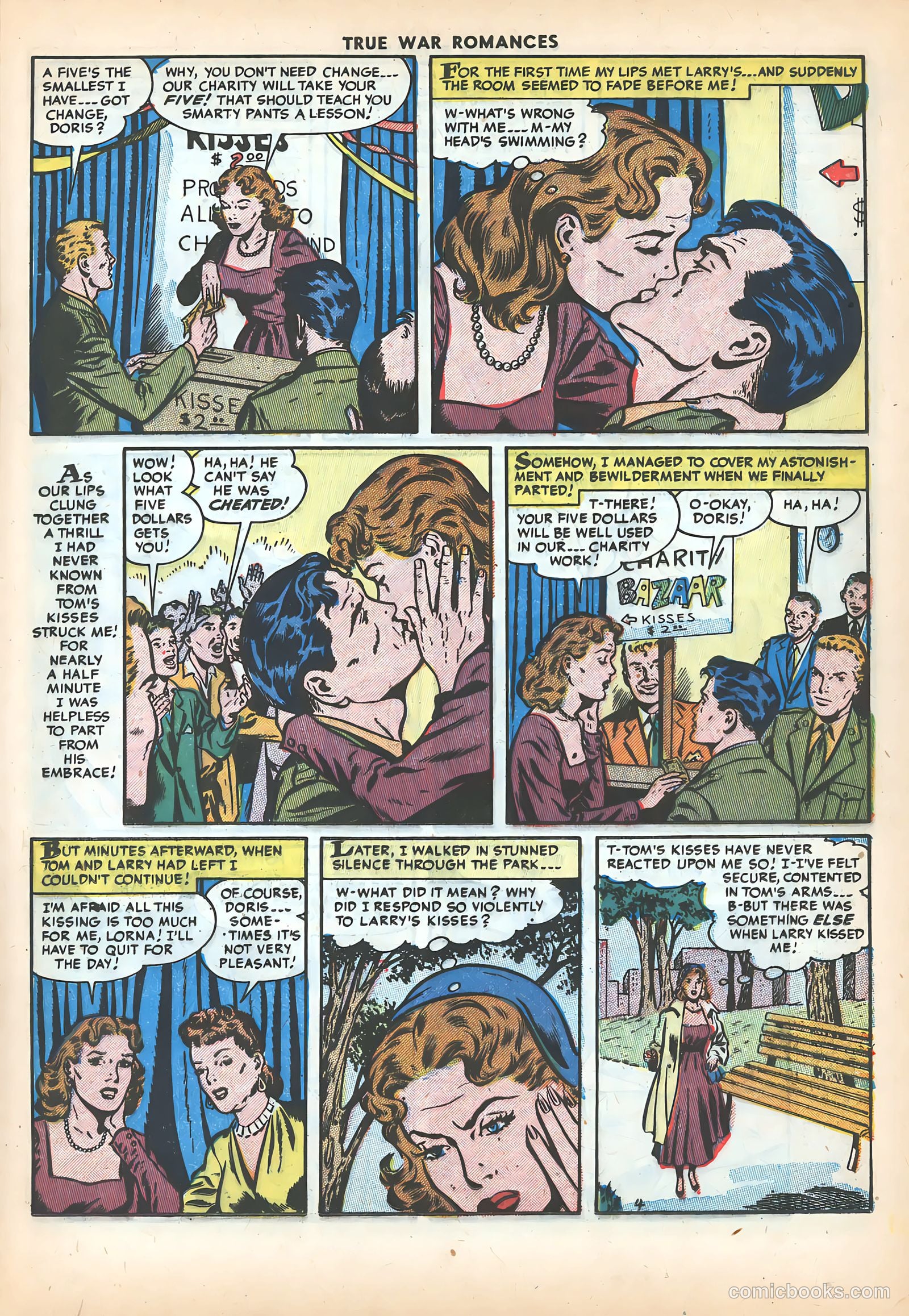 True War Romances #16 (1954) — page 21 of 36