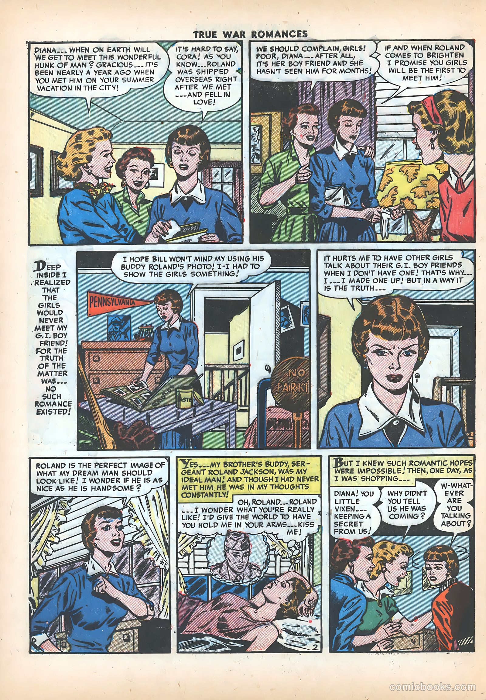 True War Romances #16 (1954) — page 28 of 36