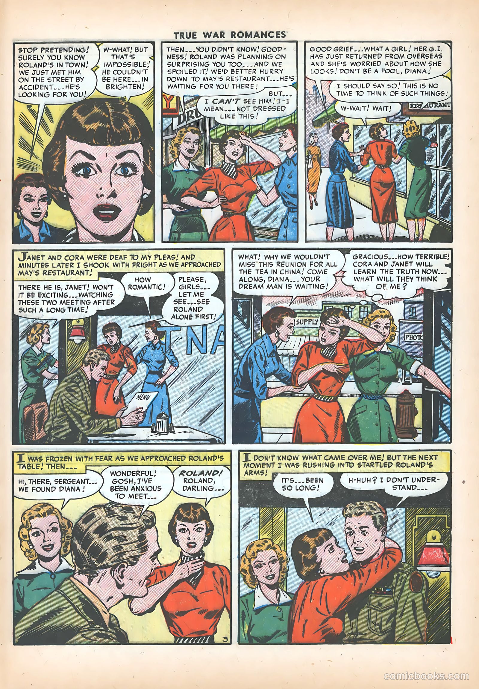 True War Romances #16 (1954) — page 29 of 36