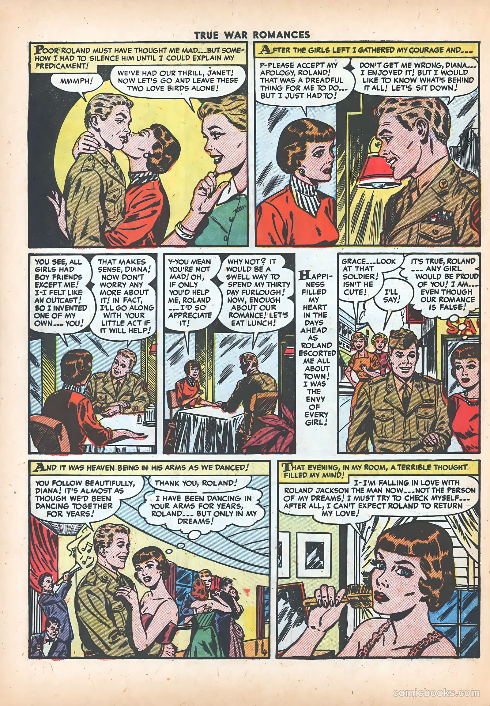 True War Romances #16 (1954) — page 30 of 36
