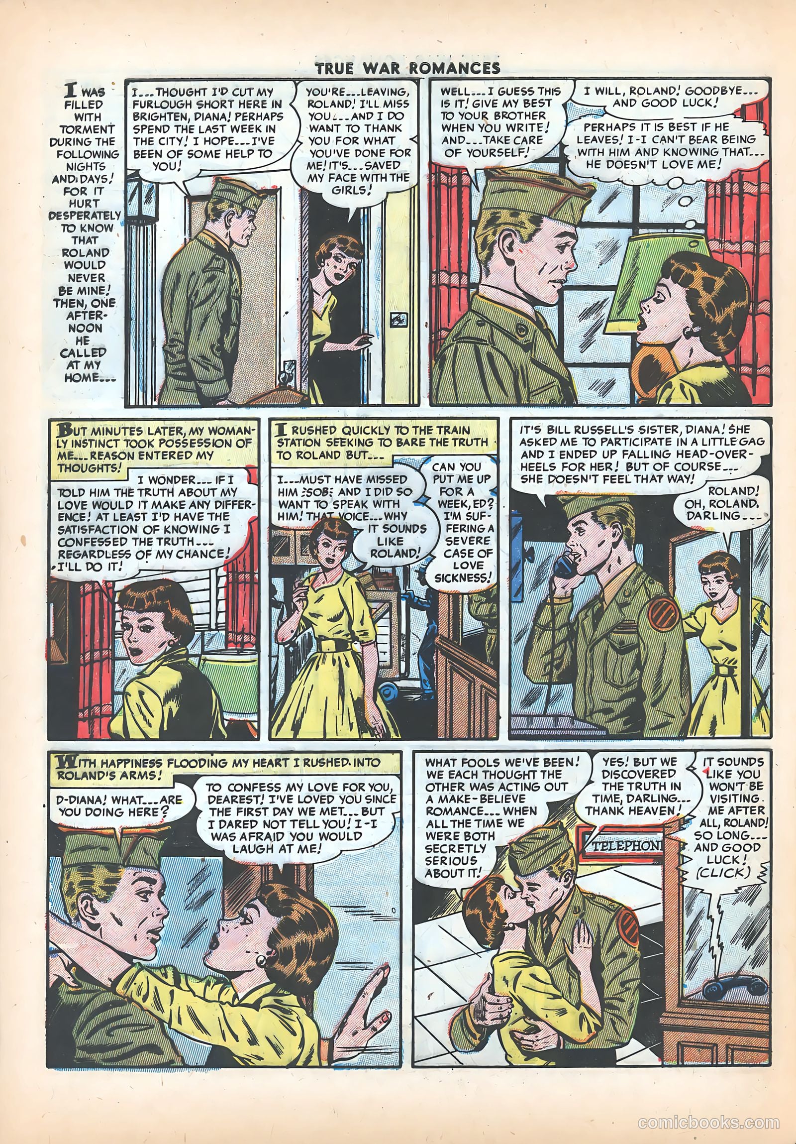 True War Romances #16 (1954) — page 32 of 36