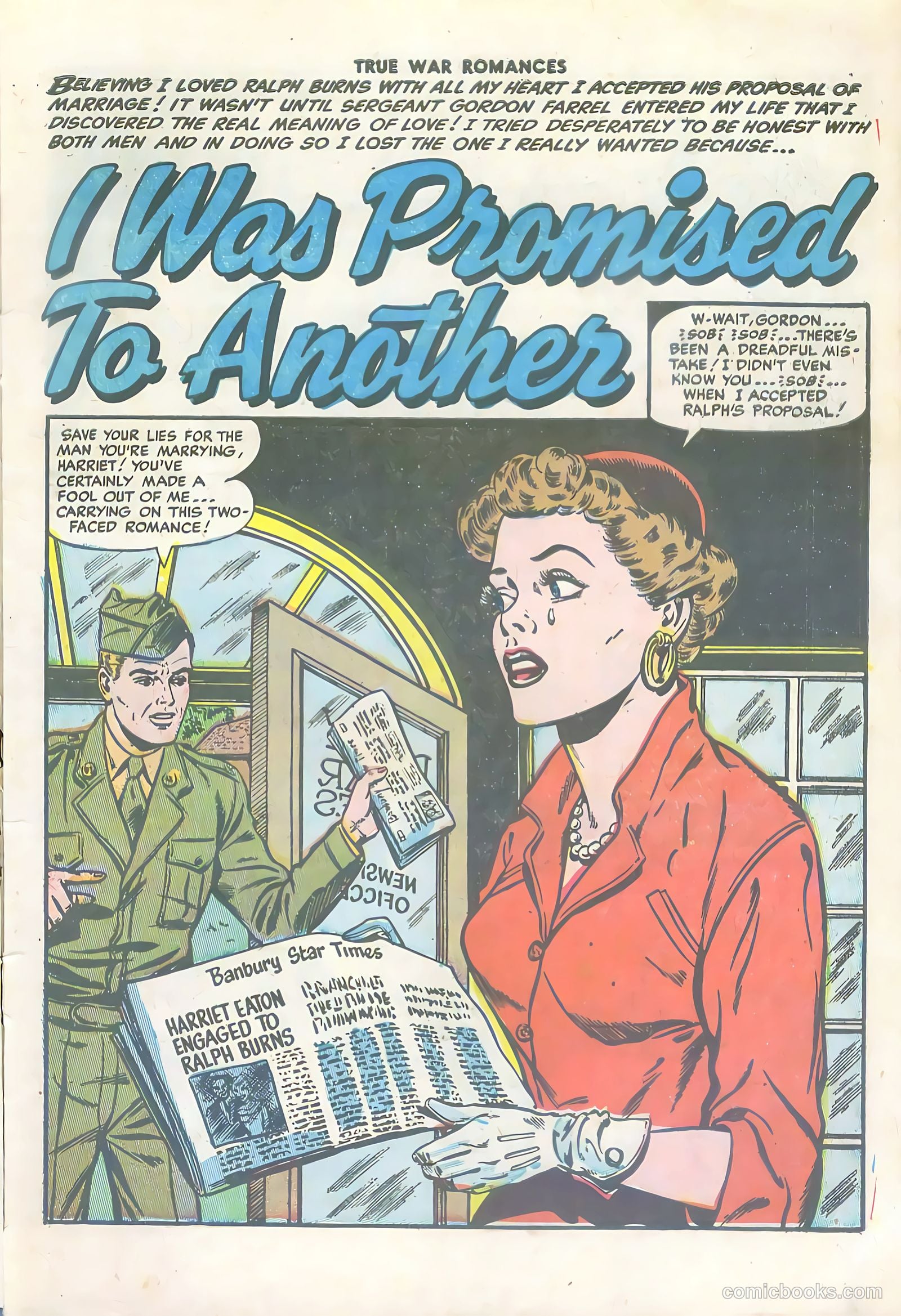 True War Romances #17 (1954) — page 3 of 36