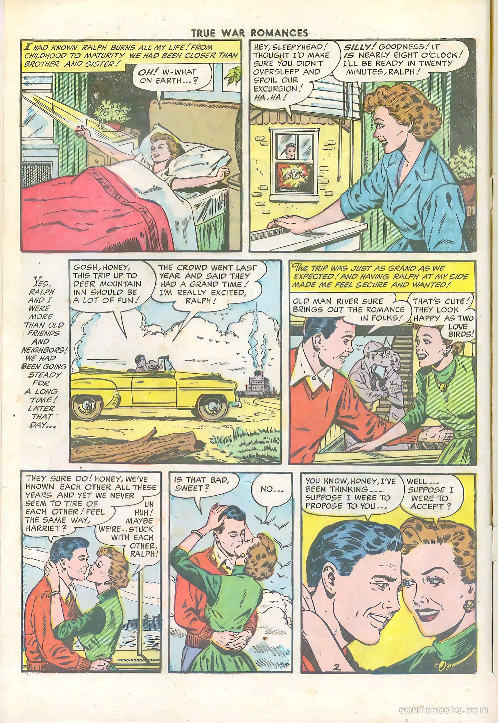 True War Romances #17 (1954) — page 4 of 36