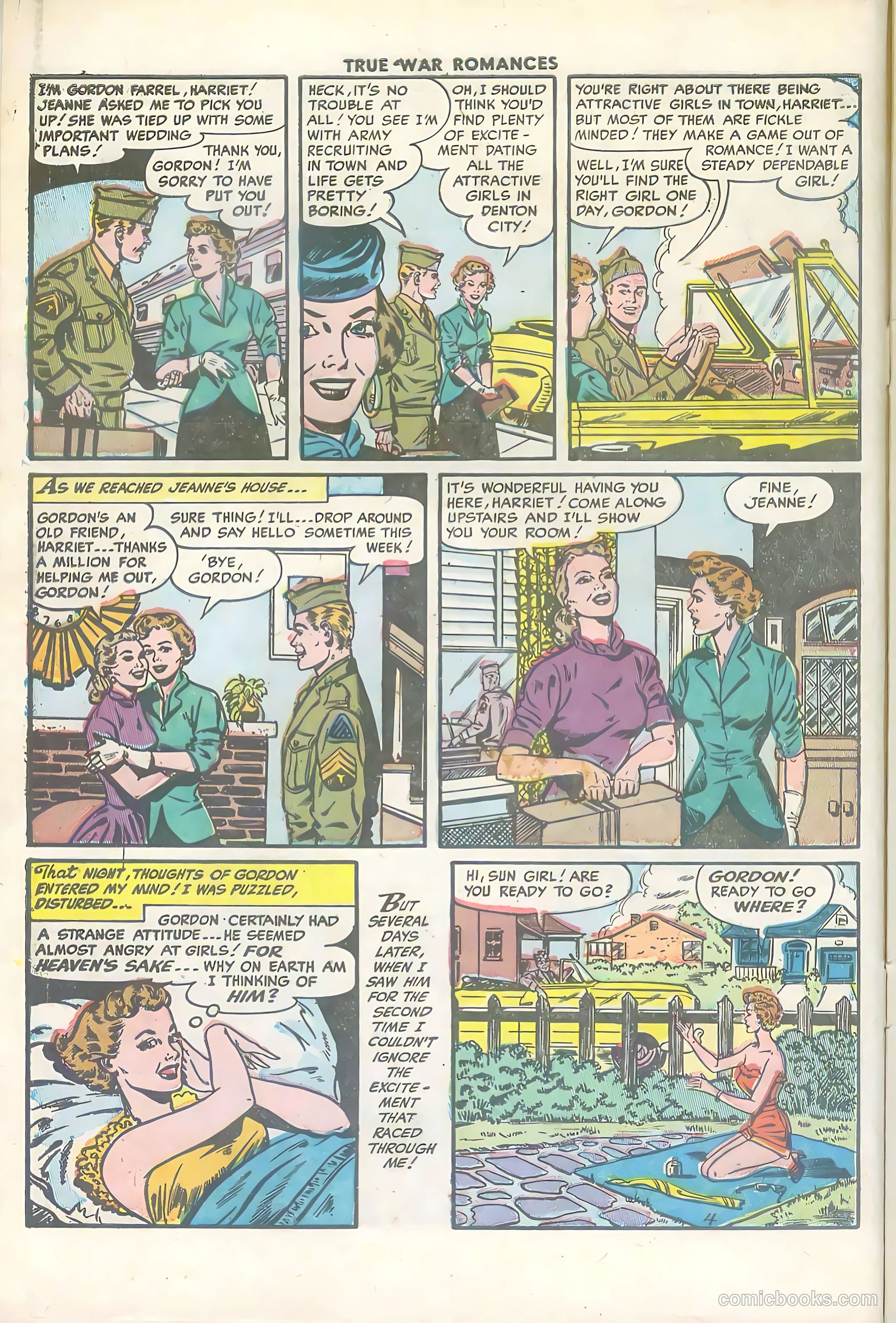 True War Romances #17 (1954) — page 6 of 36