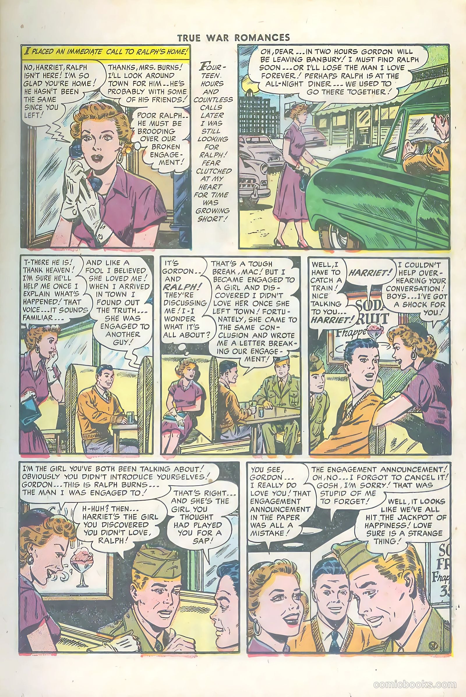 True War Romances #17 (1954) — page 11 of 36