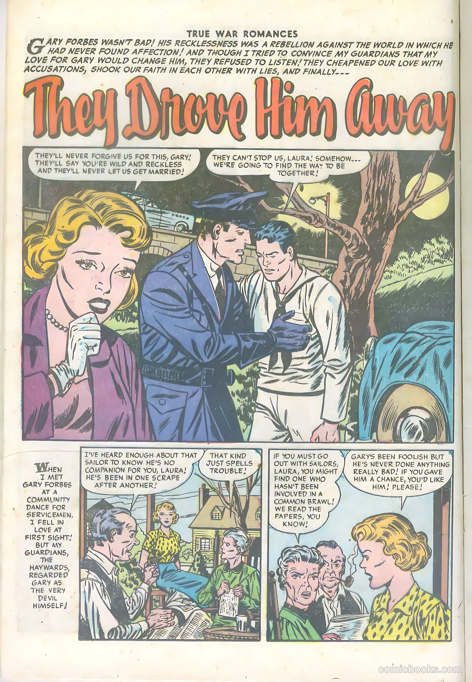 True War Romances #17 (1954) — page 12 of 36