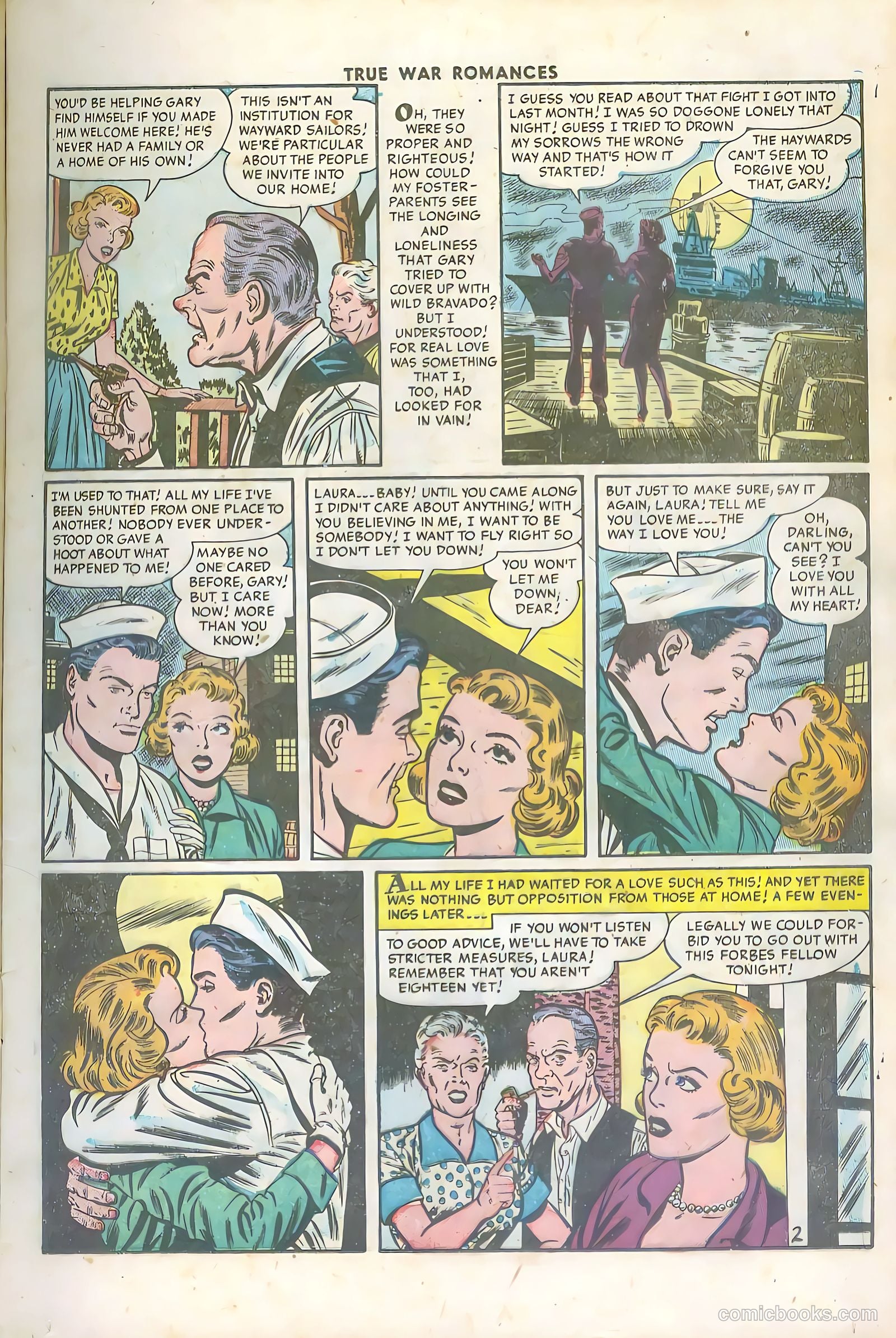 True War Romances #17 (1954) — page 13 of 36