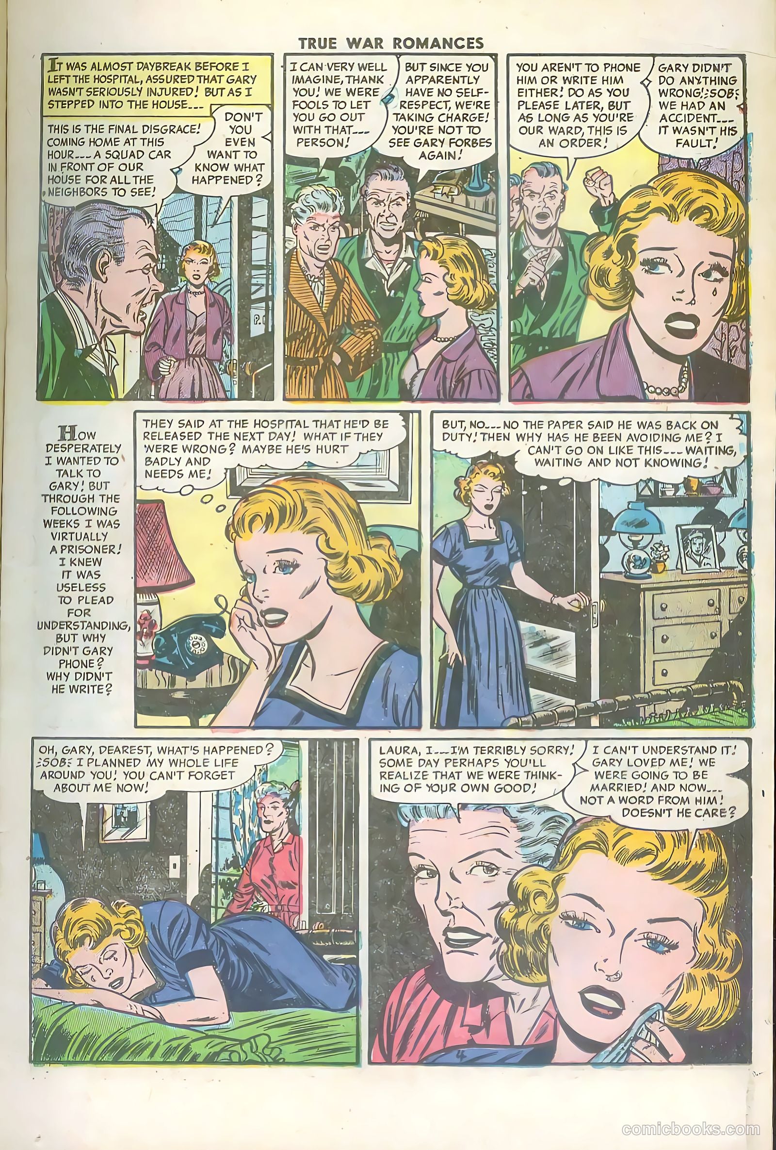 True War Romances #17 (1954) — page 15 of 36