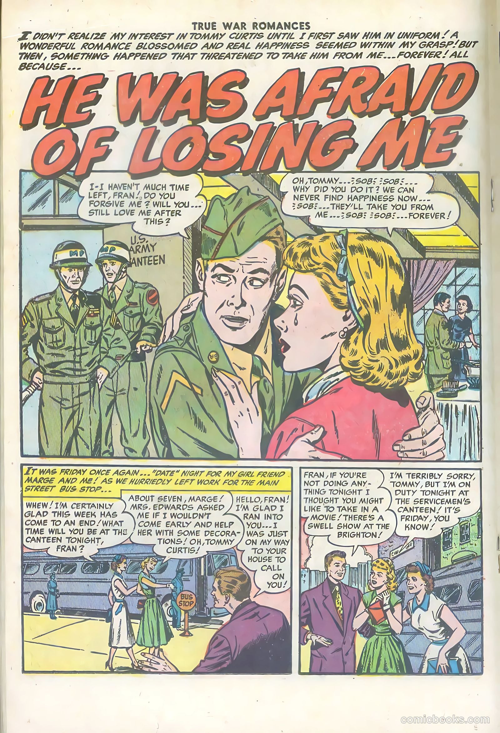 True War Romances #17 (1954) — page 18 of 36